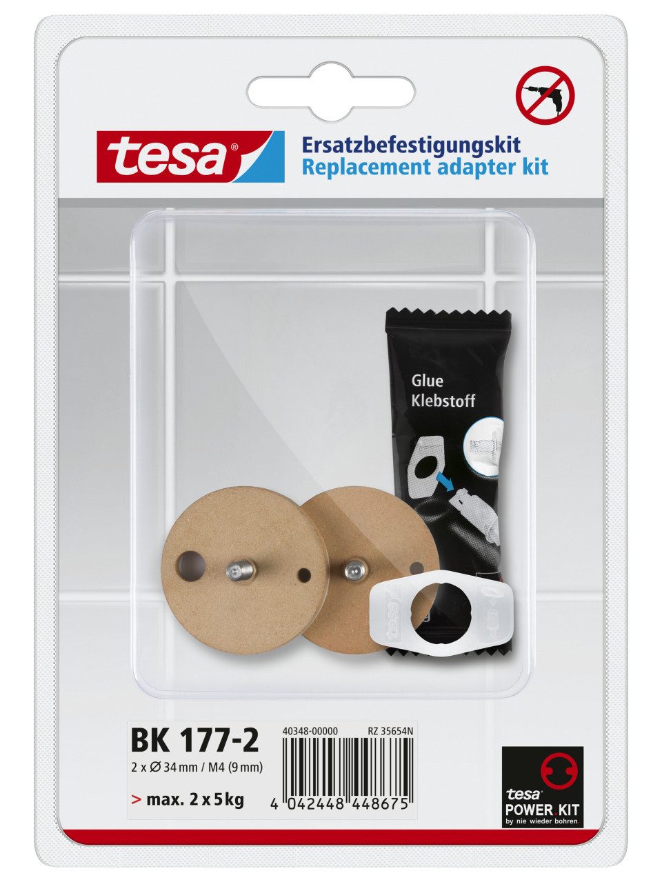 tesa Duschkorb Tesa Befestigungsadapter BK177-2