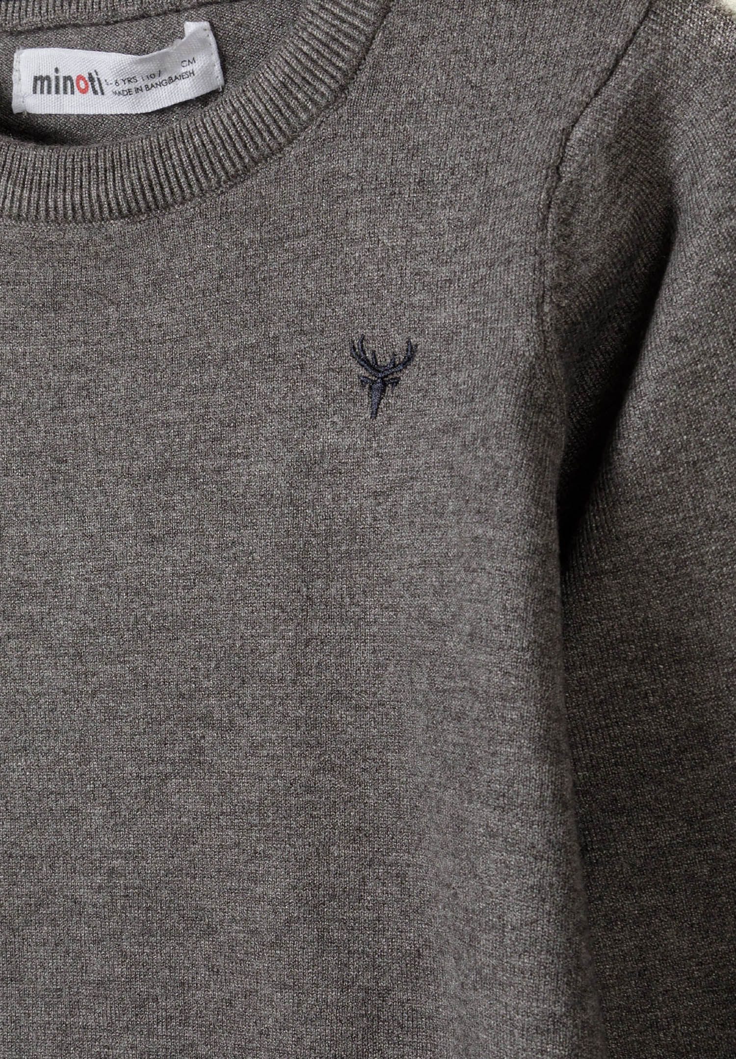 MINOTI Strickpullover Pullover mit Rundhalsausschnitt und günstig online kaufen