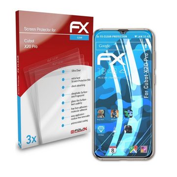 atFoliX Schutzfolie Displayschutz für Cubot X20 Pro, (3 Folien), Ultraklar und hartbeschichtet