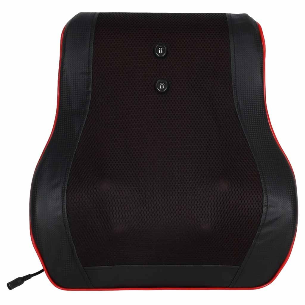 Ikonka Massagekissen Rückenmassagegerät Nackenmassagegerät Wärmekissen, Spar-Set 1-tlg., 40 x 39 x 12 cm beheizt, Knetmassage, Wärme, Vibration, Kfz-Adapter