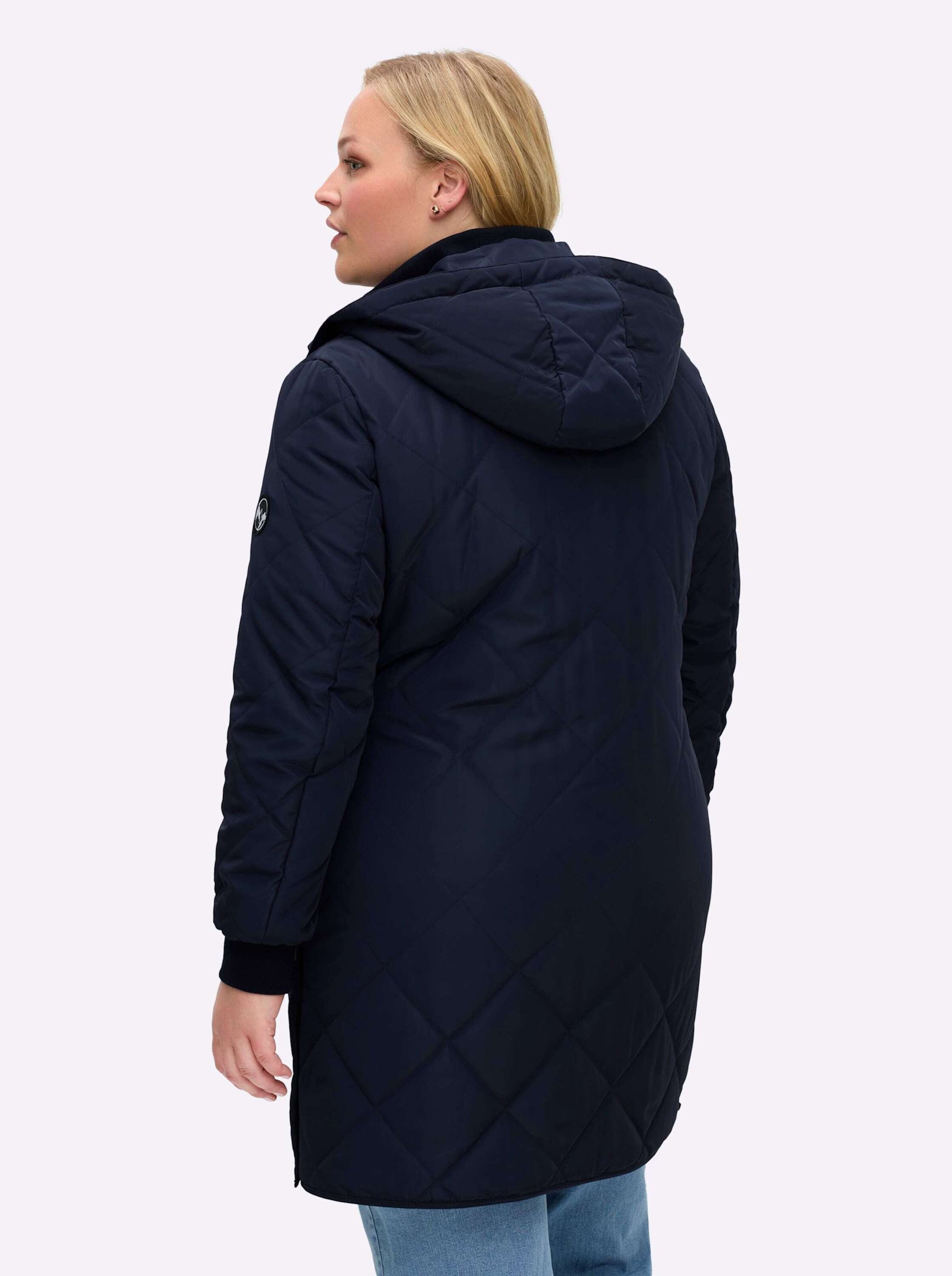 Sheego Allwetterjacke Steppjacke Langarm