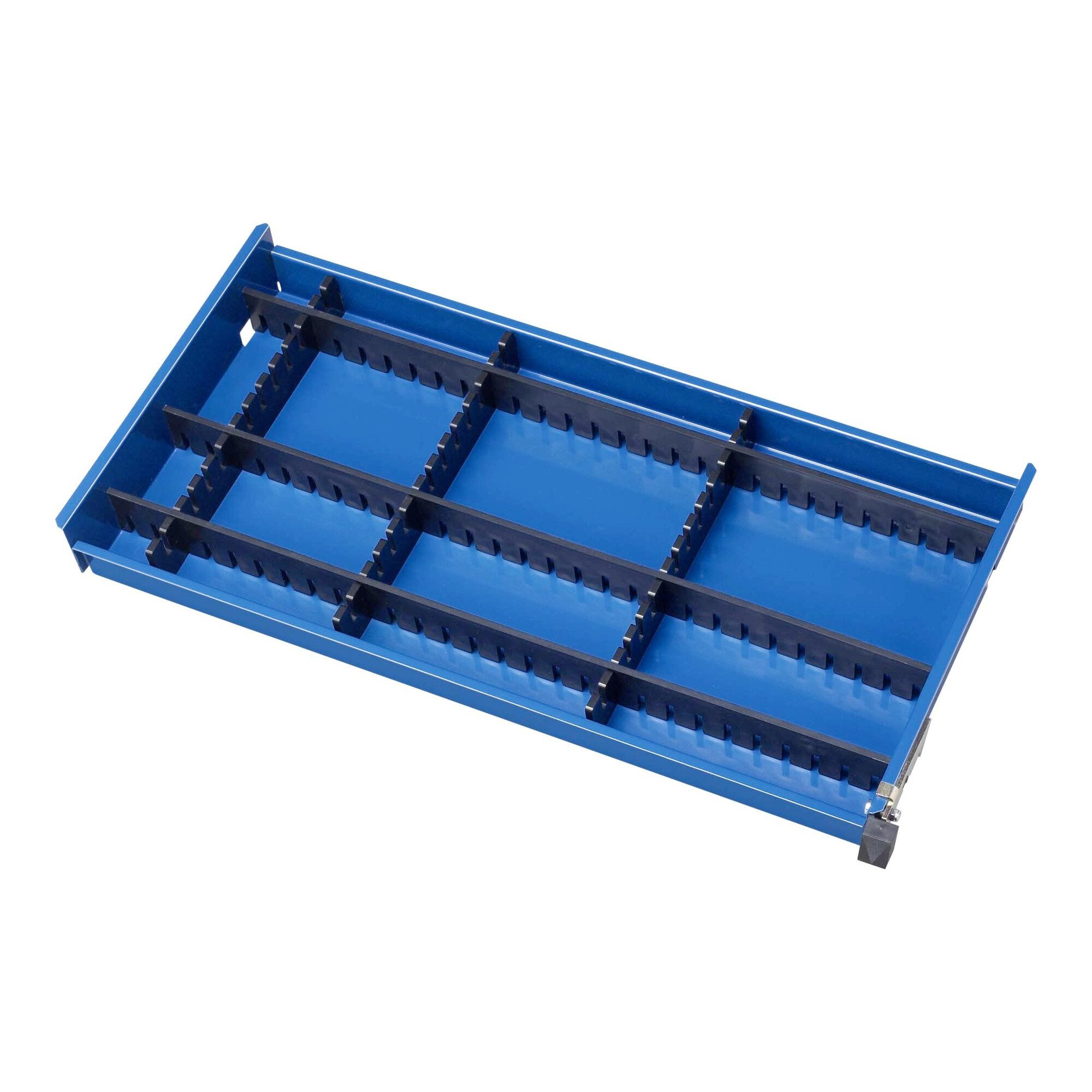 RAU Sortimentskasten Rau Schubladen-Einteilungs-Set BxTxH 70x280x105/130 3 + 3 Rasterleiste