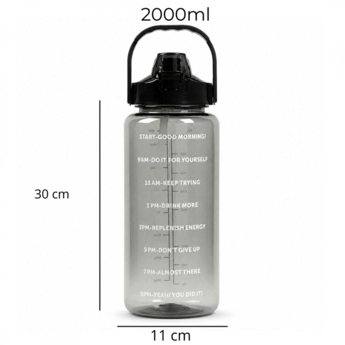 WS-Trend Trinkflasche Sportflasche Wasserflasche Trinkflasche Flasche XXL 2000 ml