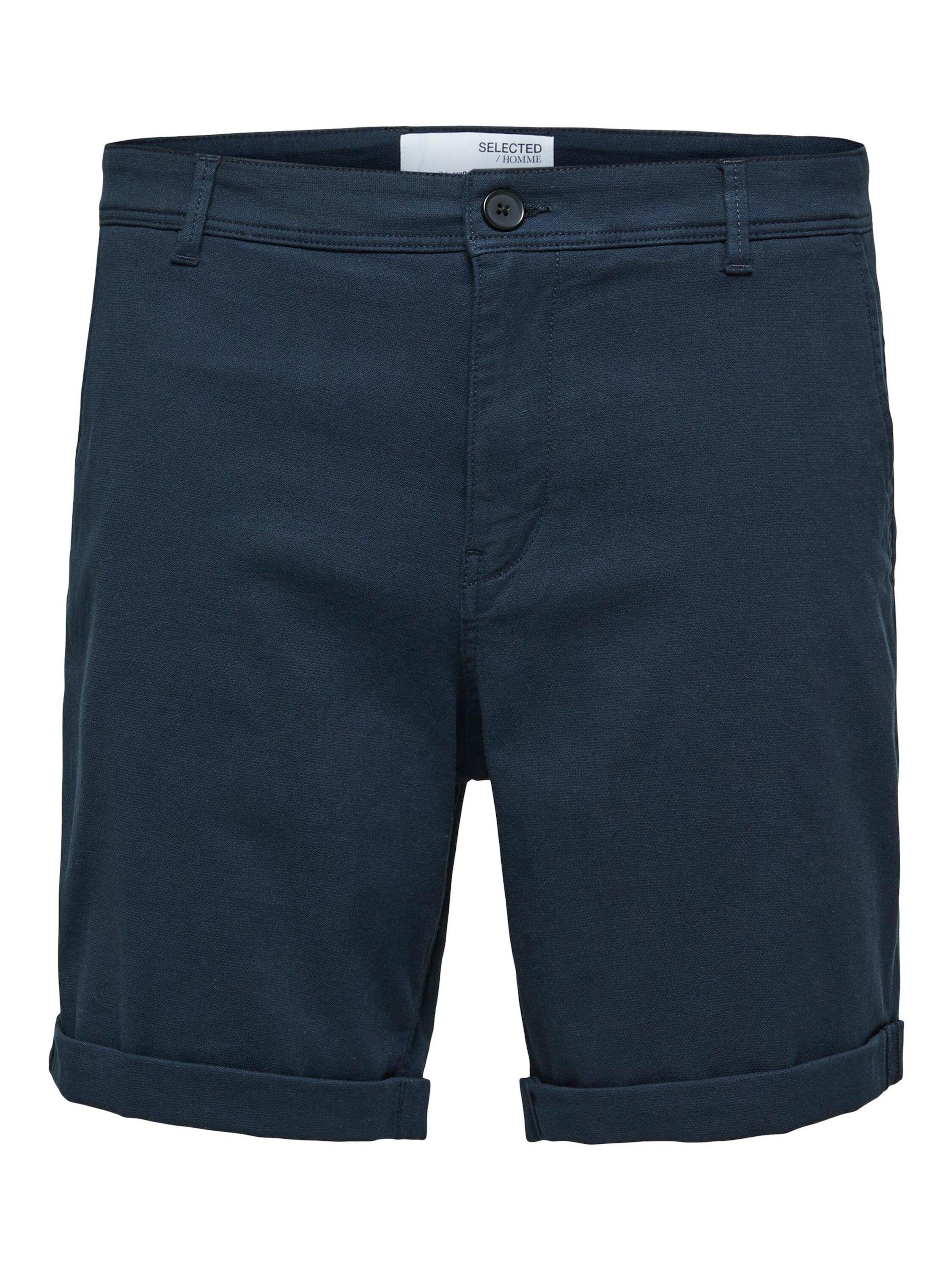 SELECTED HOMME Chinoshorts Luton (1-tlg) Dark Sapphire MIXED WITH BLACK 16083843