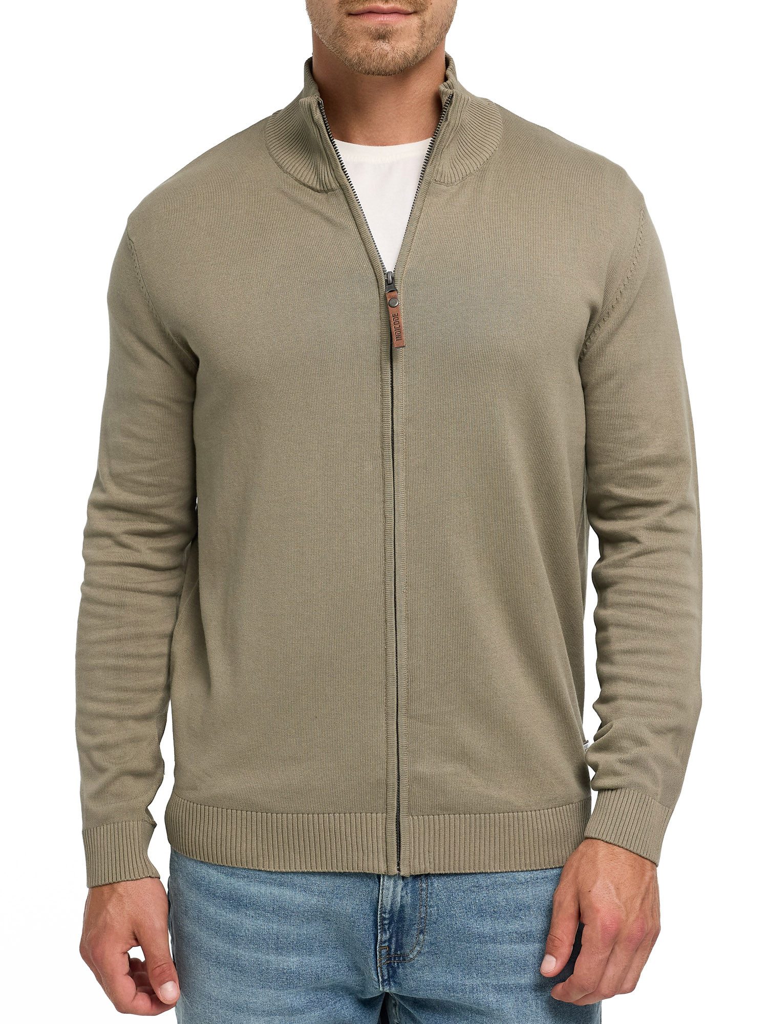 Indicode Strickjacke INArkmill cardigan Baumwolle, regular fit