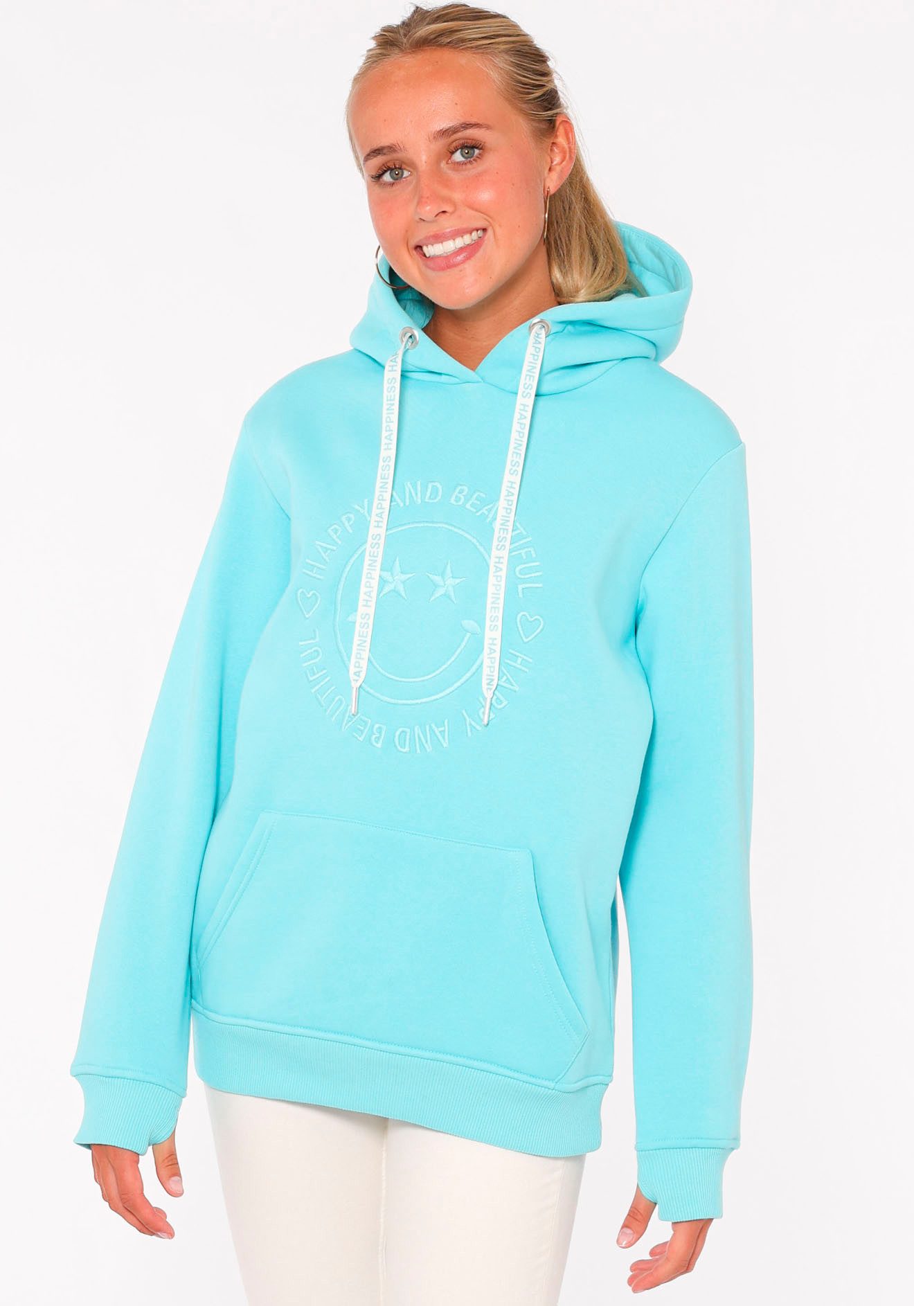 Zwillingsherz Hoodie Happy and Beautiful mit günstig online kaufen