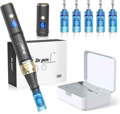 Tidyard Micro-Needling Dr. pen Ultima A8S - Authentisch, Stimuliert Kollagen Anti Falten, 1-tlg., Inkl.5 Dr pen M8S Cartridges, 2-in-1 Kabelgebunden & Kabellos