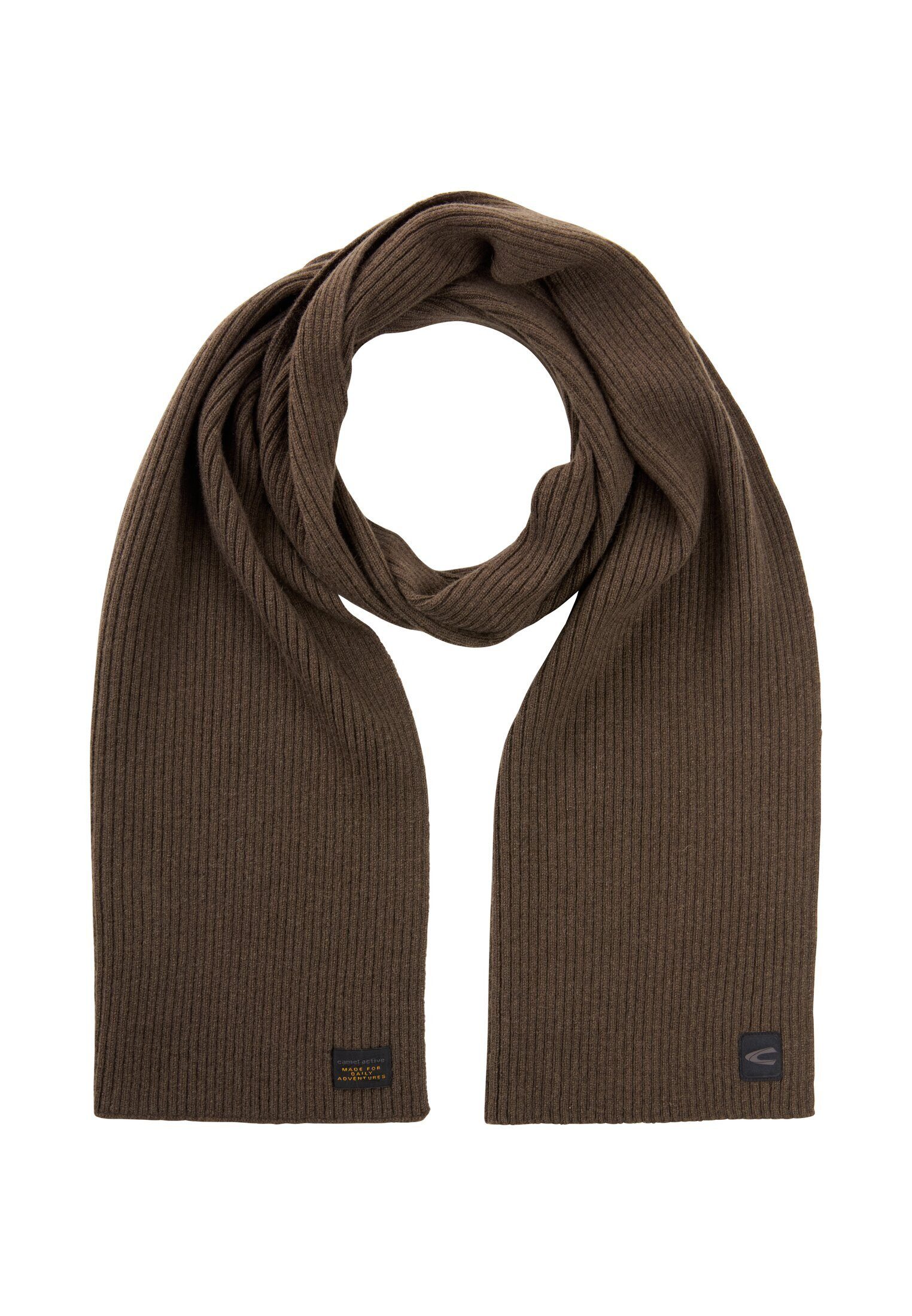 camel active Wollschal aus reiner Lammwolle günstig online kaufen