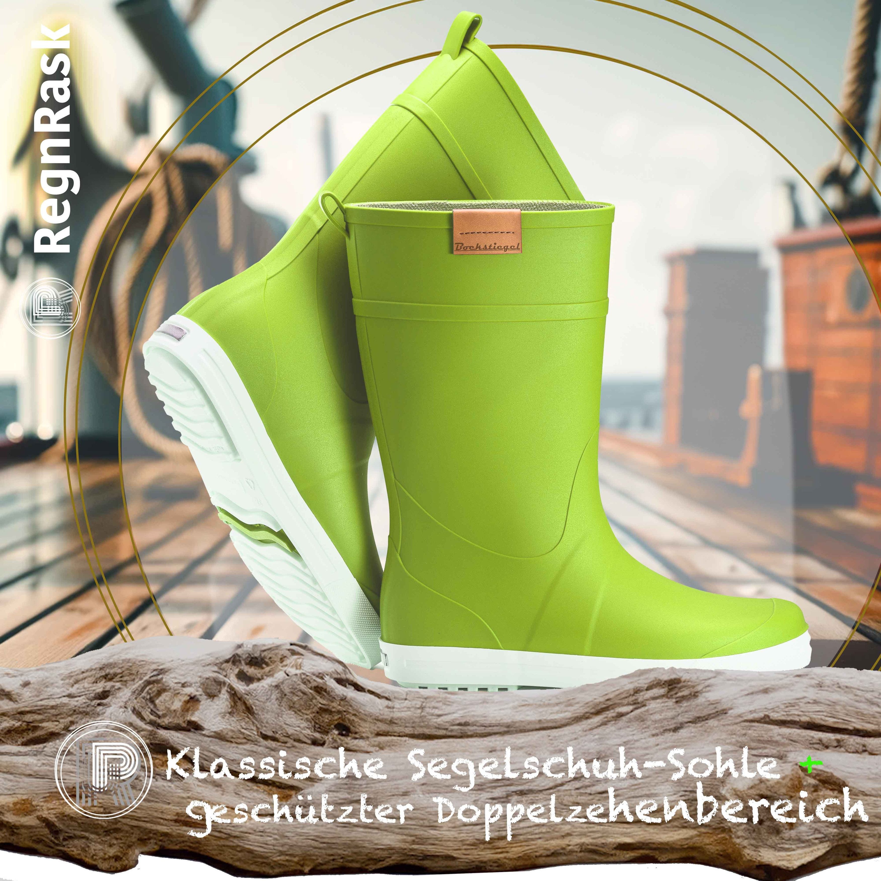 Ultrapower REGNRASK - Damen zweifarbige Gummistiefel Gr. 36-43 Gummistiefel Gartenstiefel Matschstiefel Festivalstiefel