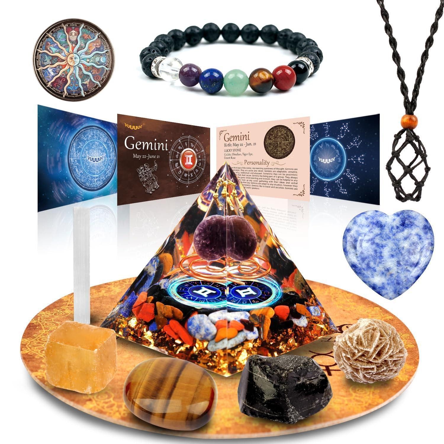 LuxusKollektion Geschenkbox Orgon Pyramide Zwillinge Heilkristall Geschenkset (1 St)