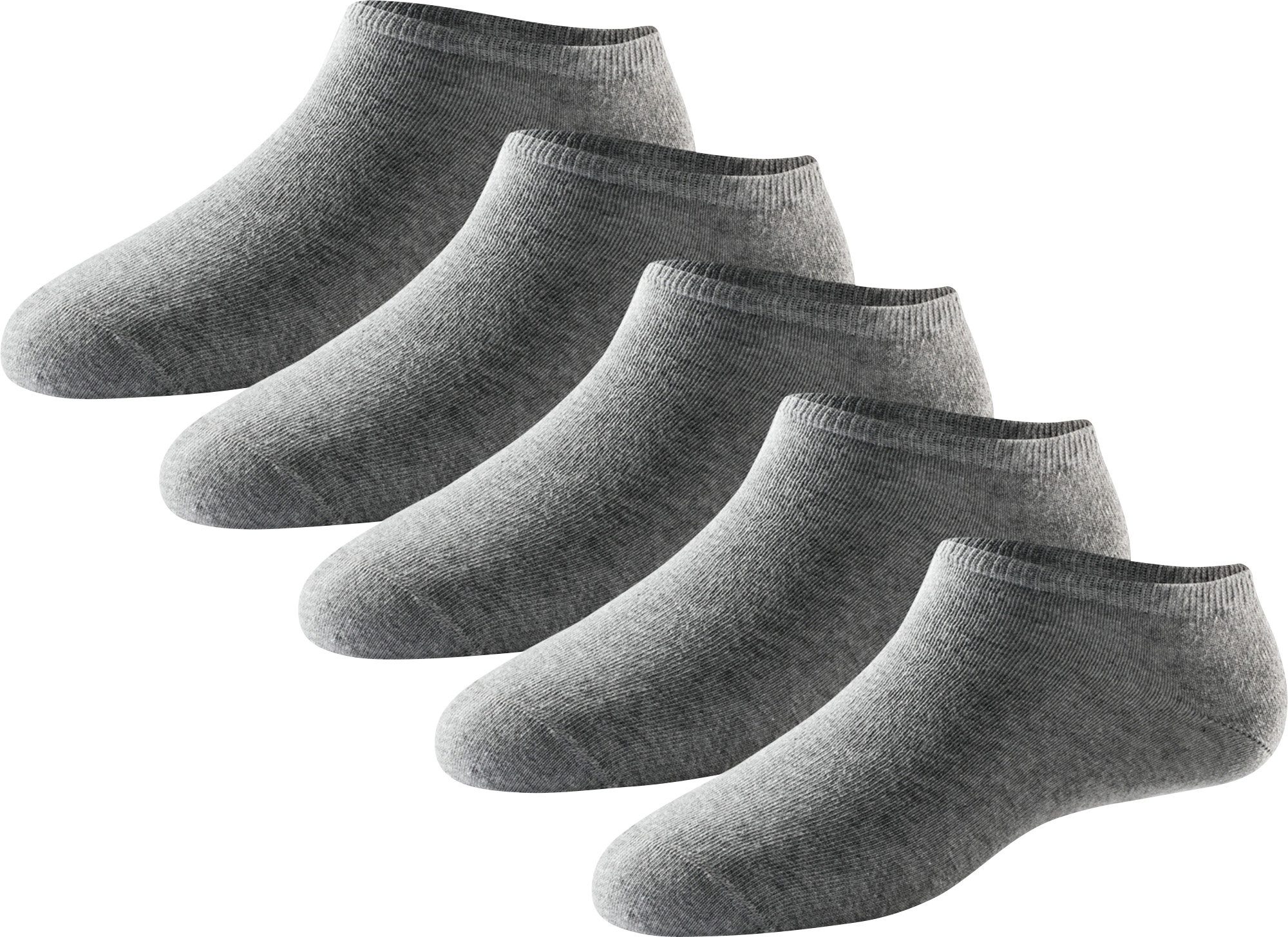Schiesser Sneakersocken Damen-Sneaker-Socken 5 Paar Uni: 5 Paar