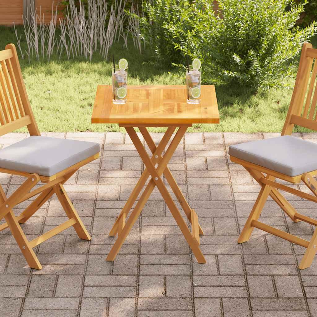 furnicato Tischplatte aus Naturholz 60 x 60 x 2,5 cm in Naturfarbe (1 St), Witterungsbeständiger Esstisch-Aufsatz für den Gartenbereich