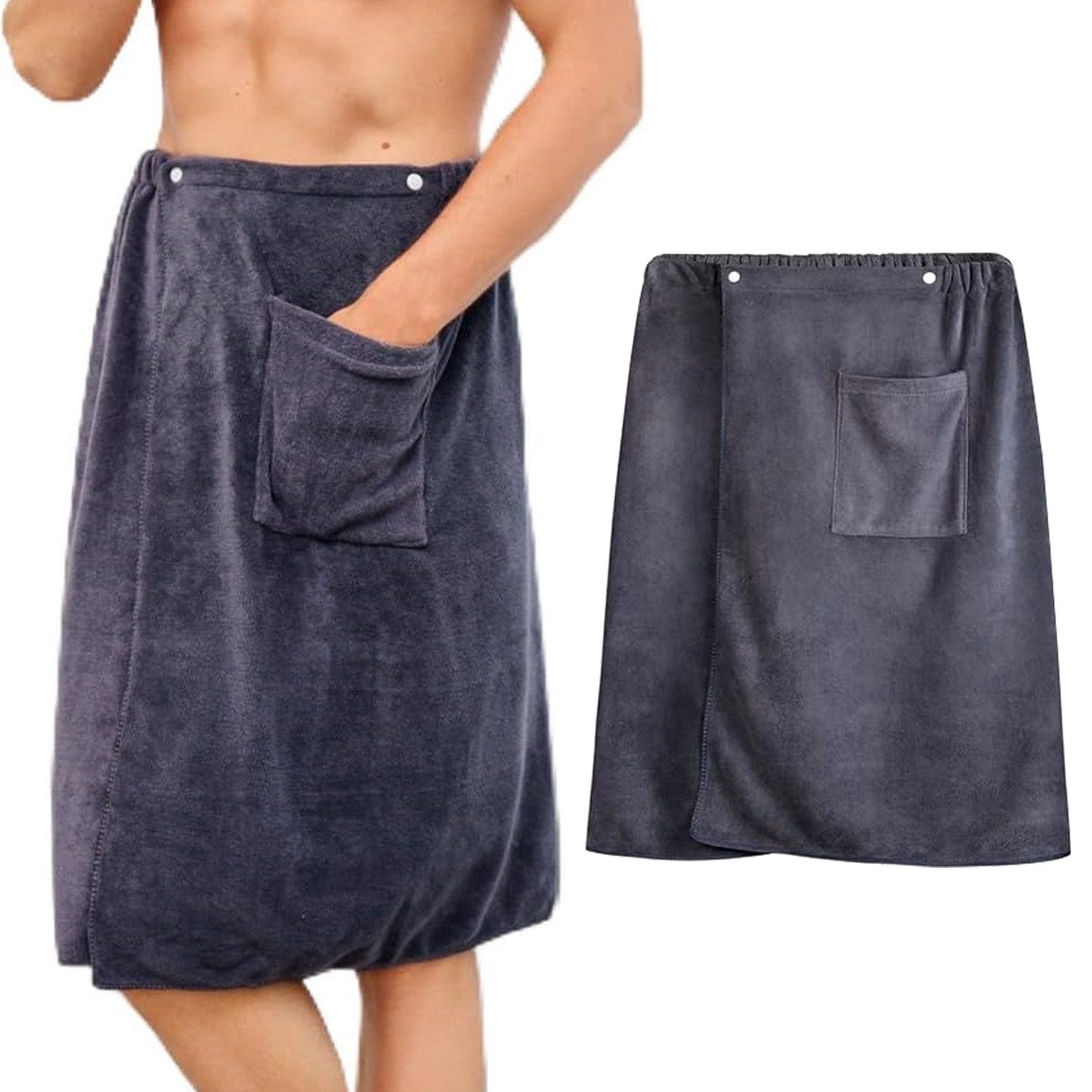 OKWISH Saunatuch Herren Saunakilt Saunahandtuch Duschtuch günstig online kaufen