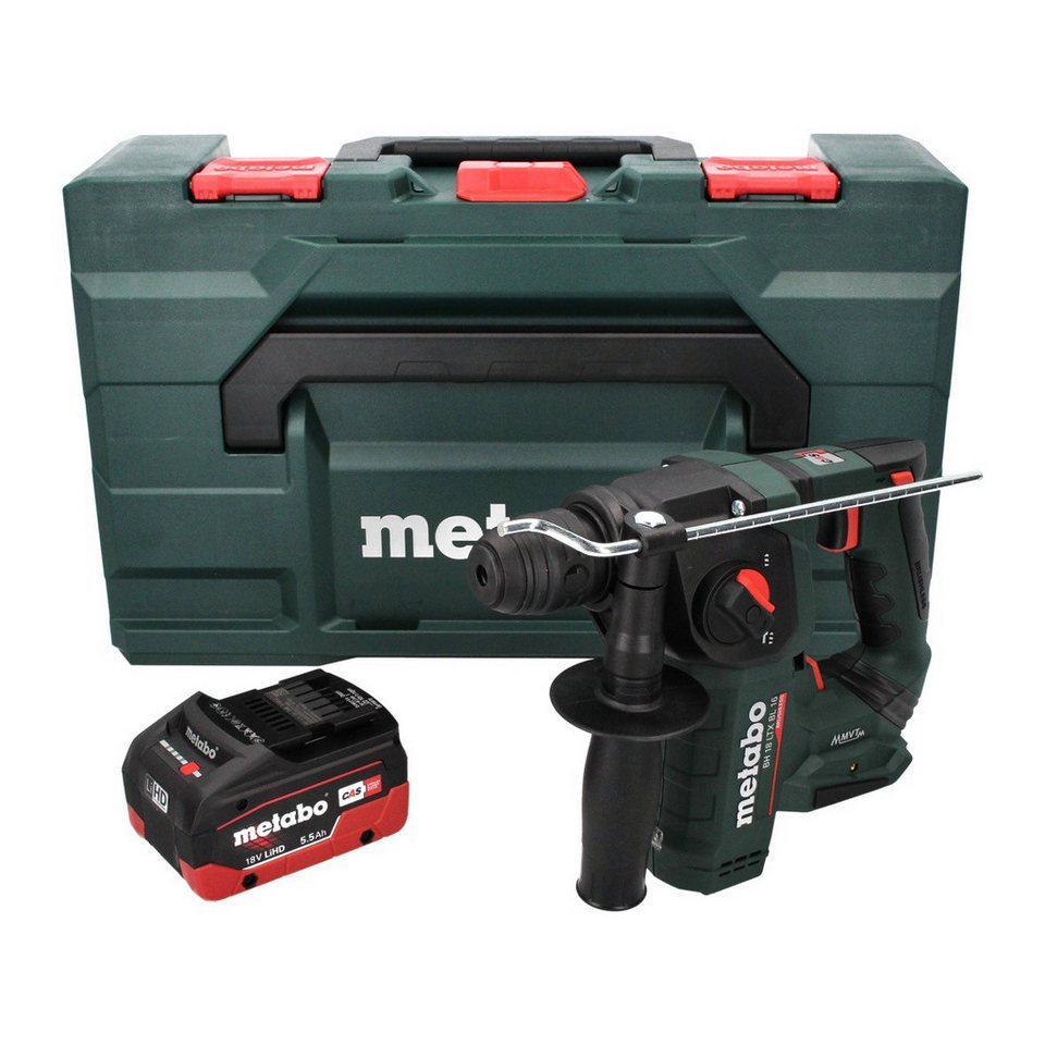 Thumbnail - metabo Akku-Bohrhammer BH 18 LTX BL 16 Akku Bohrhammer 18 V 1.3 J SDS-plus Brushless + 1x Ak