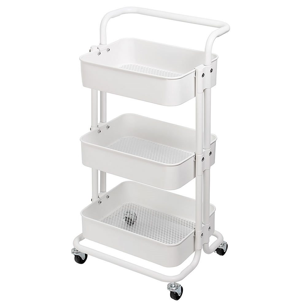 Mucola Küchenwagen Rollwagen Transportwagen Obstregal Badregal Küchentrolley Rollregal, (Stück, 1 St), Hochqualitative Rollen