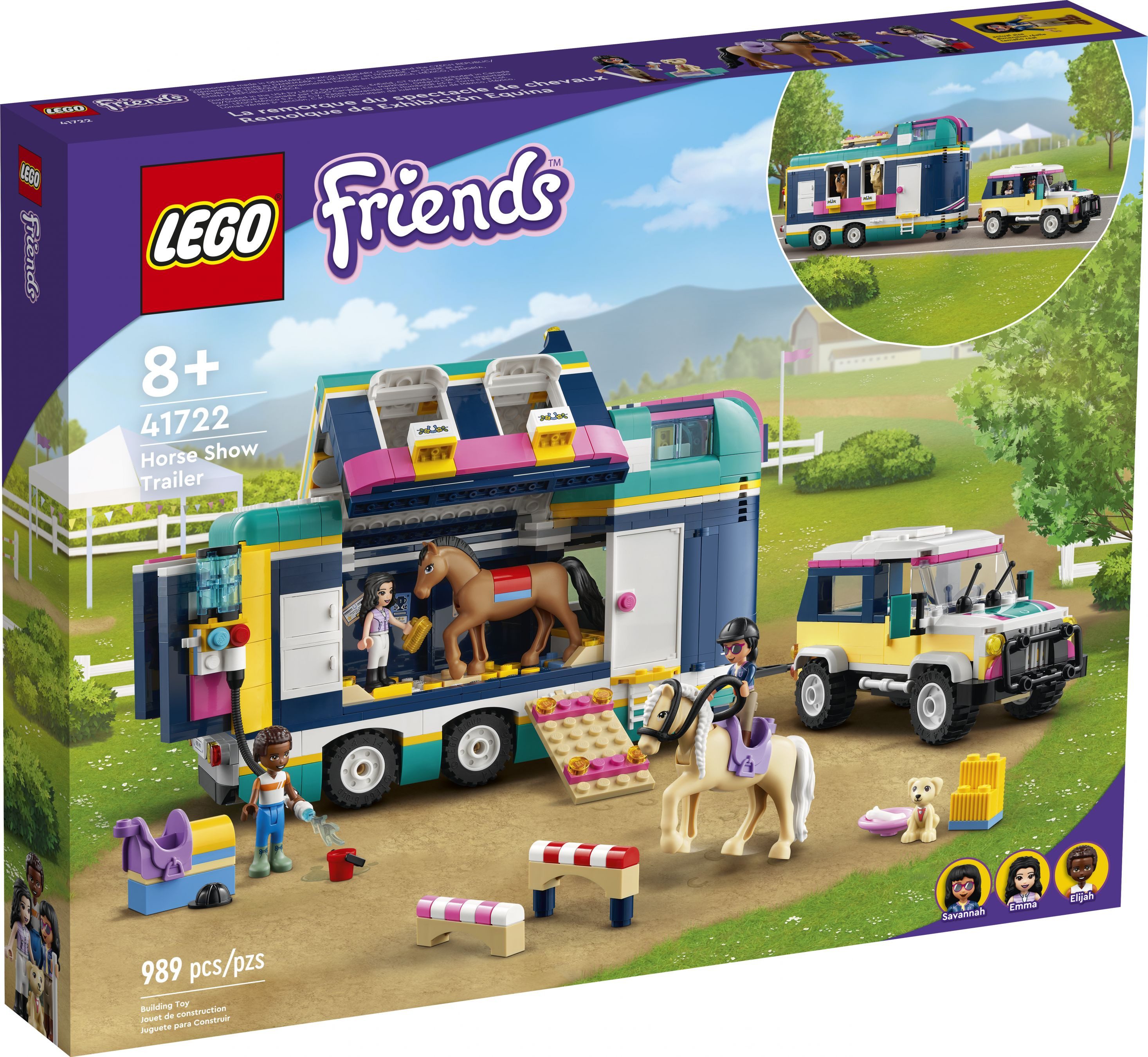 LEGO® Friends 41722 Pferdeanhänger Konstruktionsspielsteine