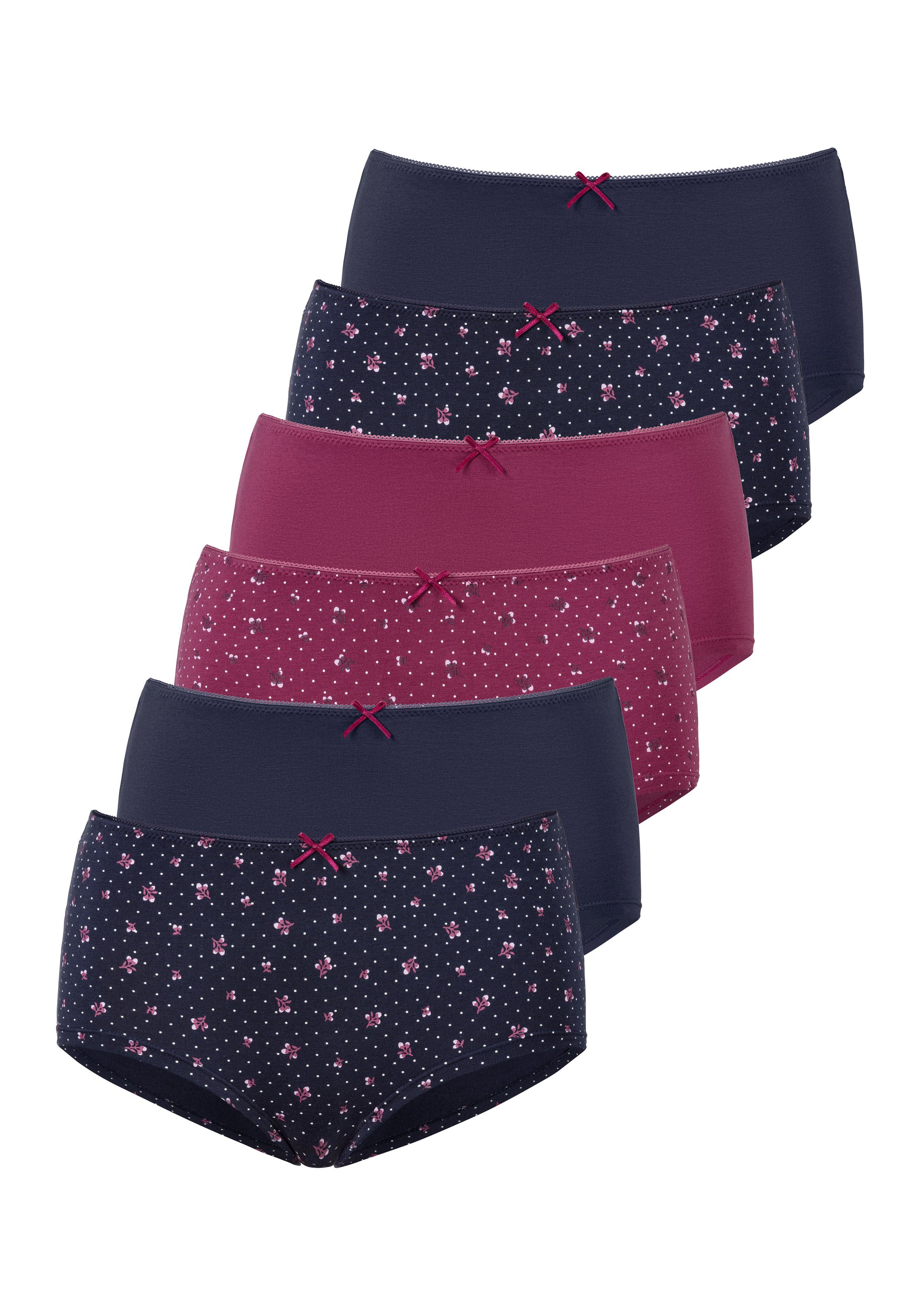 petite fleur by Lascana Hipster (6er-Pack) aus elastischer Baumwolle