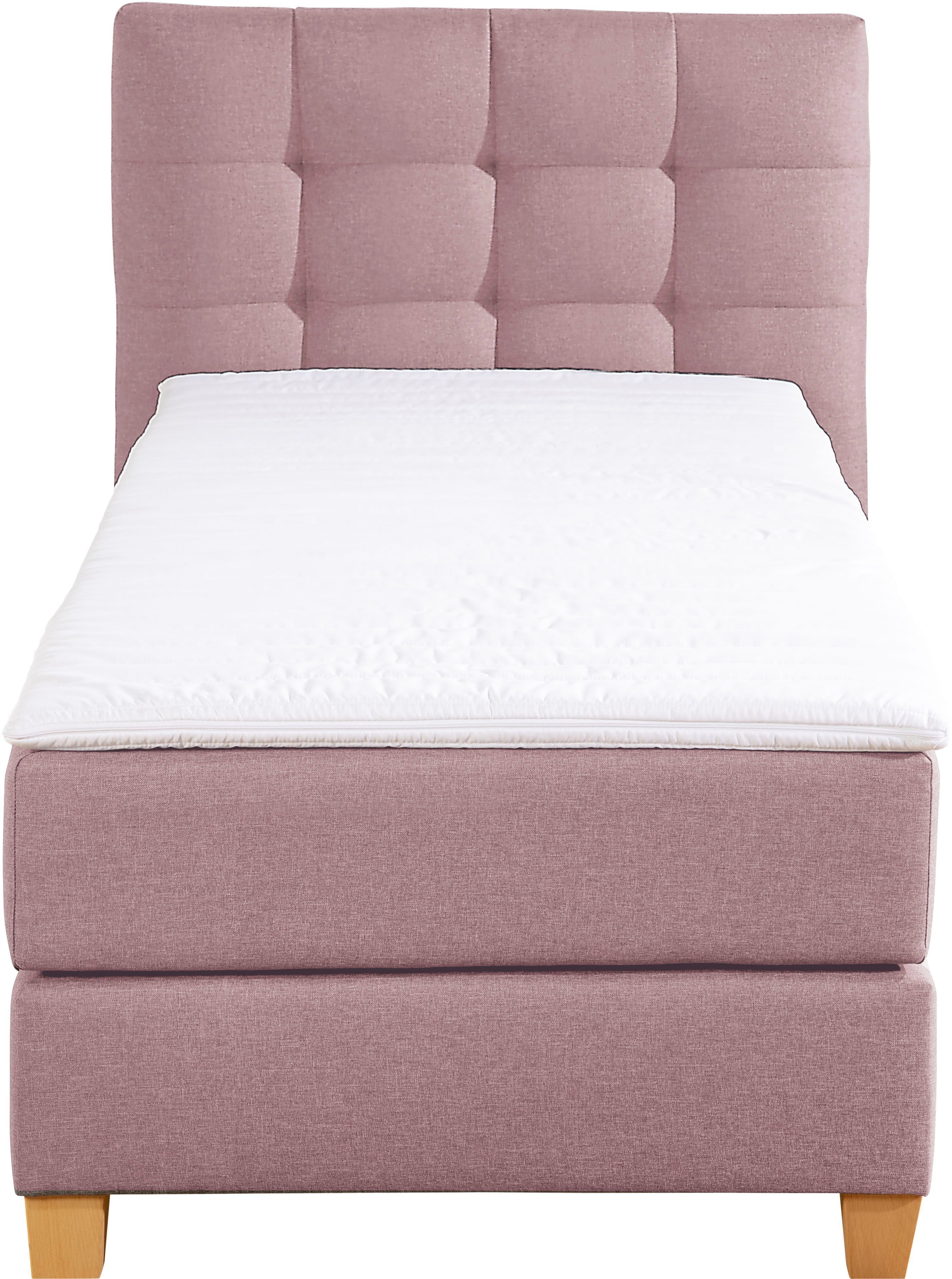Home affaire Boxspringbett Moulay, inkl. Topper, in 3 Härtegraden, TFK auch in Härtegrad 4