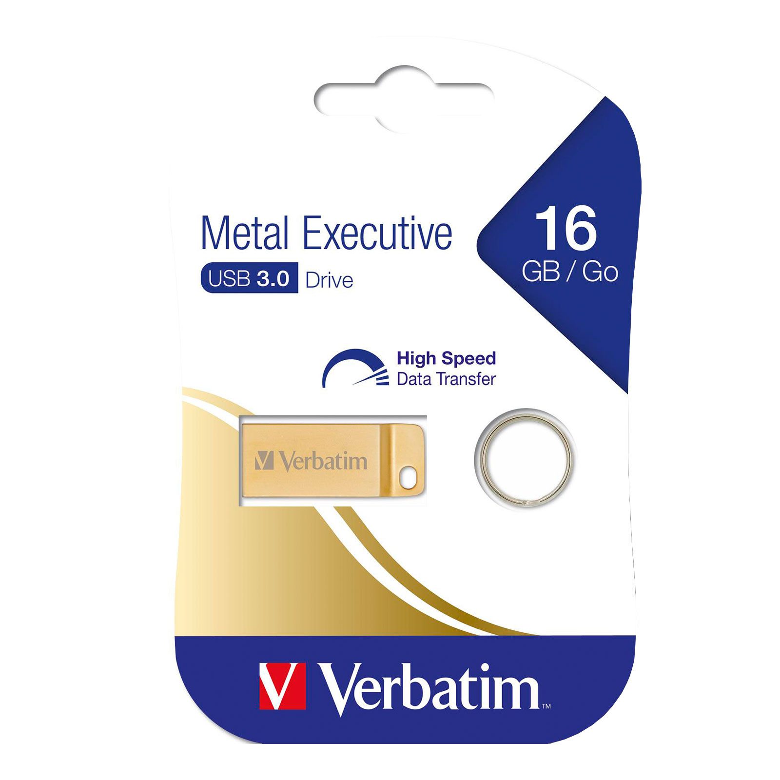 Verbatim Metal Executive USB 3.0 16GB Gold USB-Stick