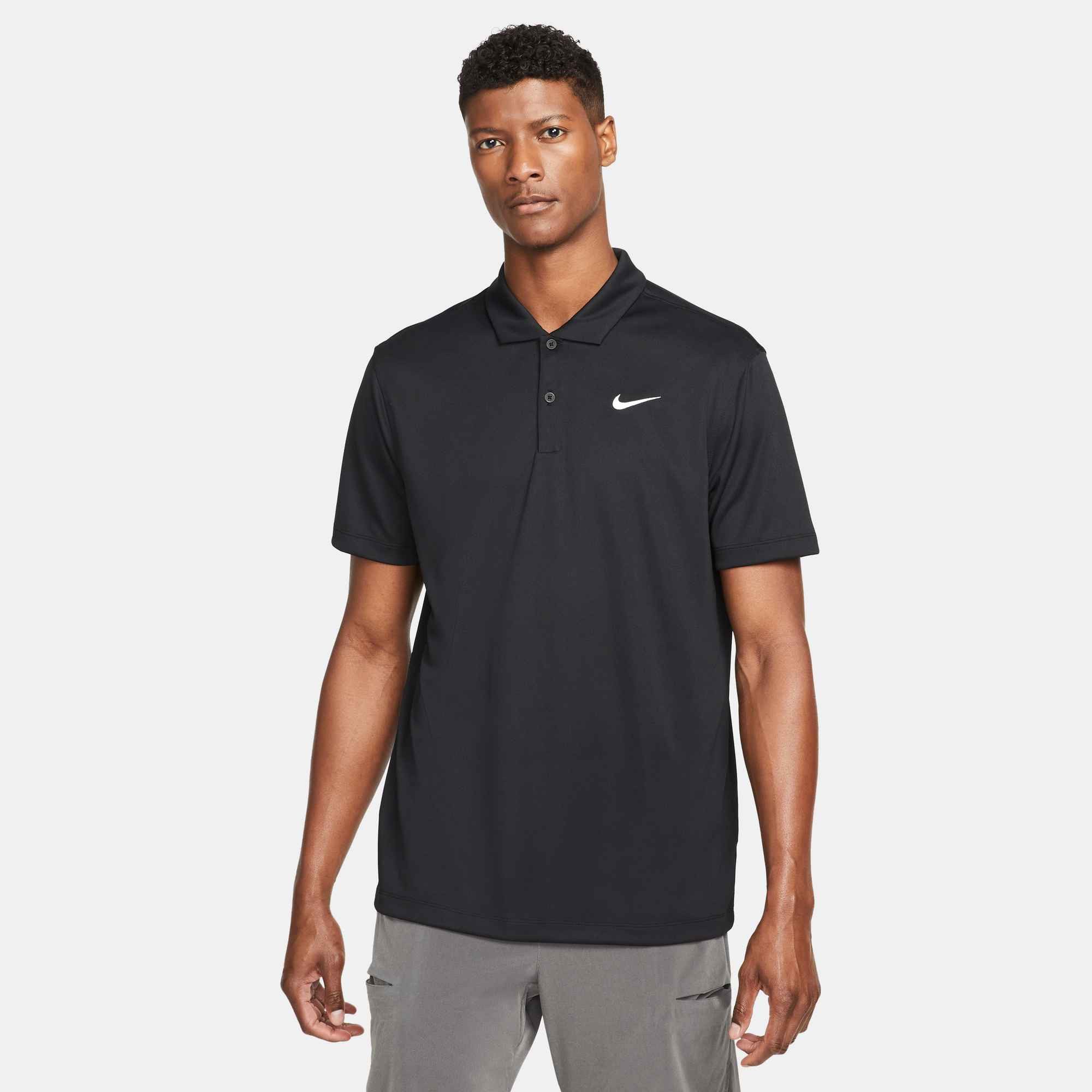 Nike Poloshirt NikeCourt Dri-FIT Men's Tennis Polo mit Polokragen, aus weichem Strickmaterial