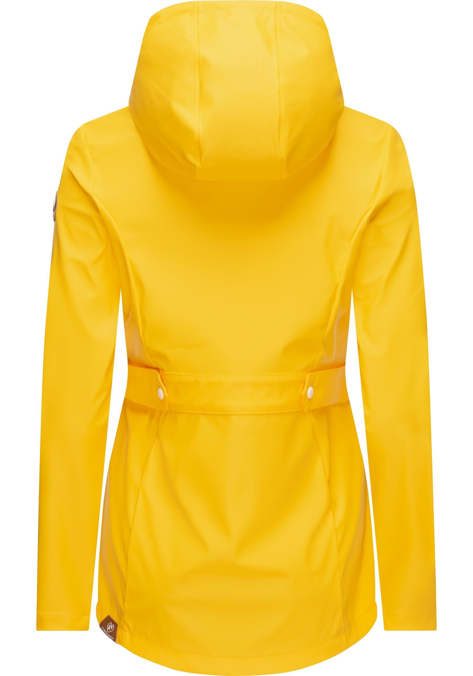 Ragwear Regenjacke YM-Marge stylische Übergangsjacke mit großer Kapuze