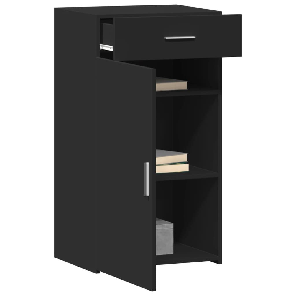 vidaXL Sideboard Sideboard Schwarz 50x42,5x93 cm günstig online kaufen
