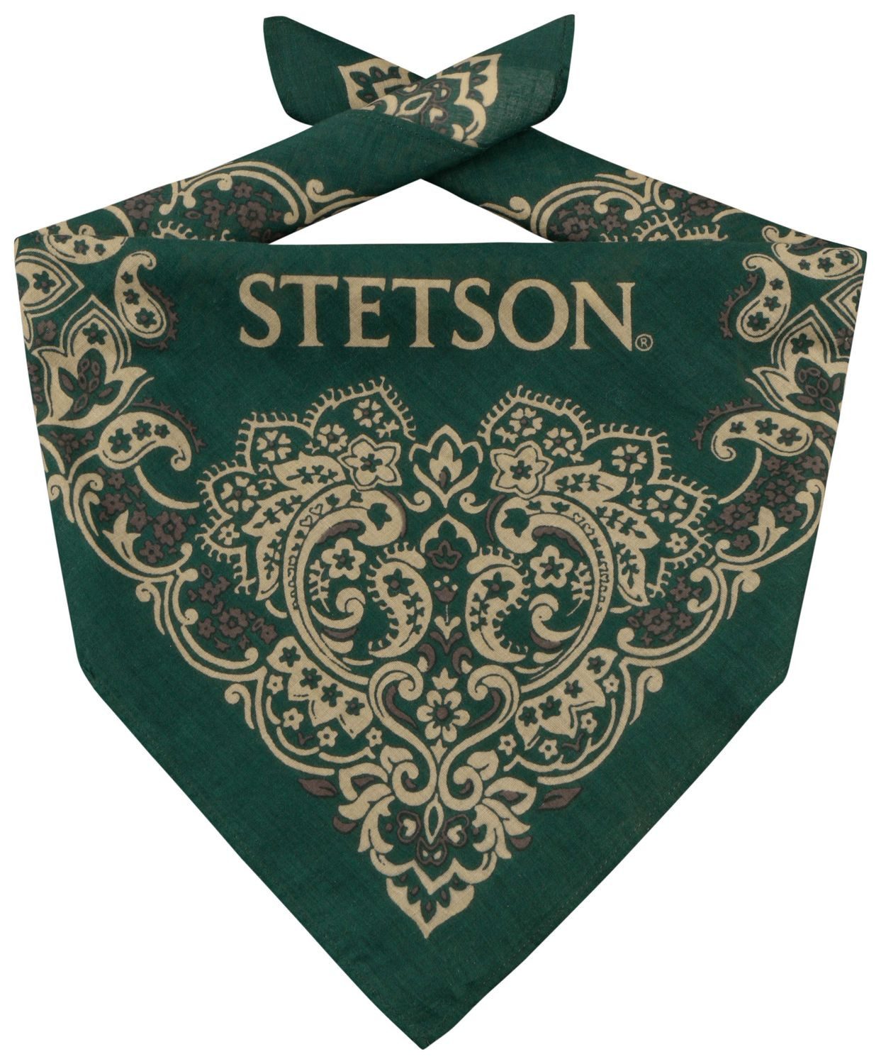 Stetson Wollschal, mit Paisley-Muster und Schriftzug günstig online kaufen