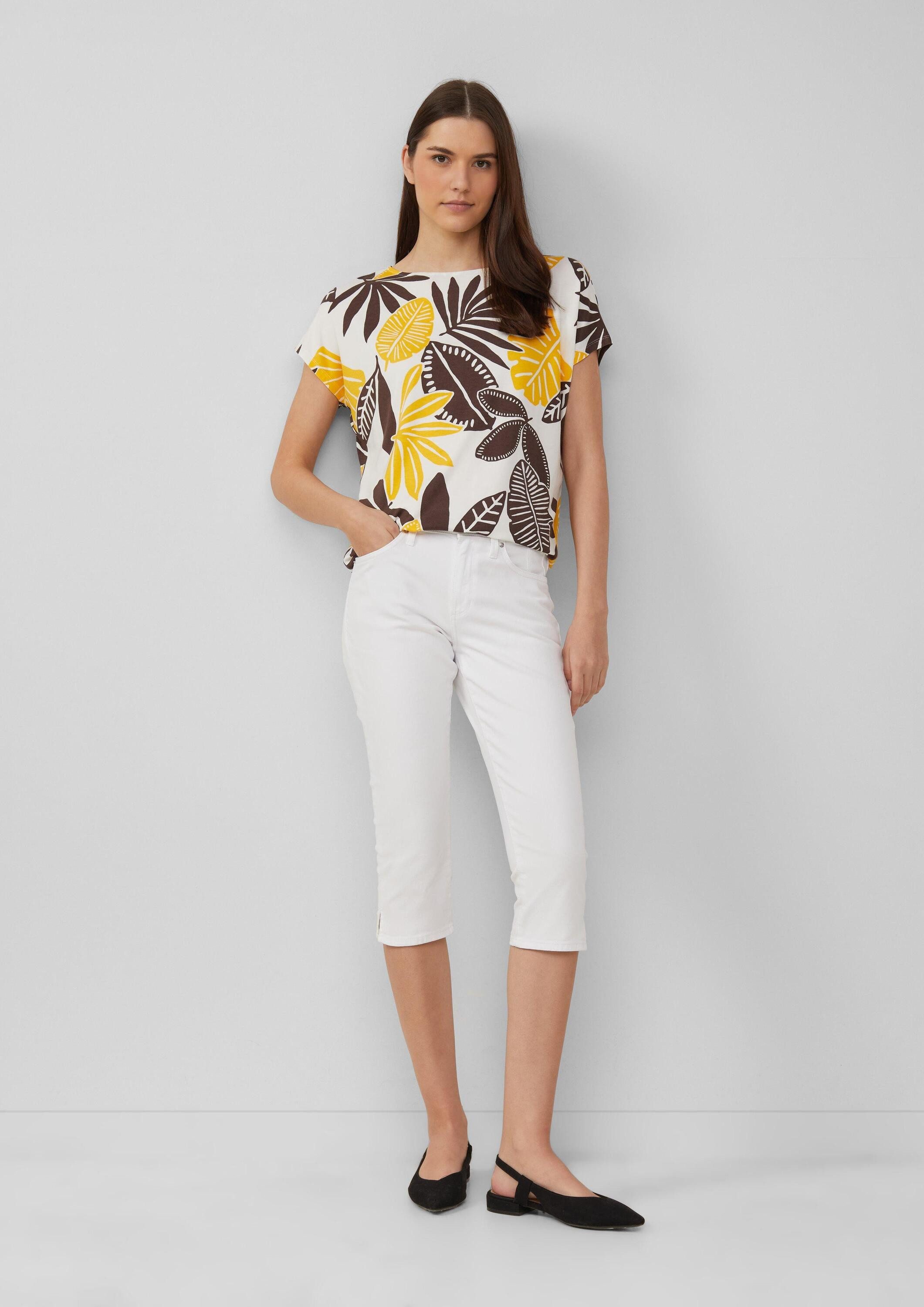 s.Oliver Kurzarmshirt T-Shirt Elastisches T-Shirt aus Viskosestretch im Relaxed Fit – Bild 5 von 5
