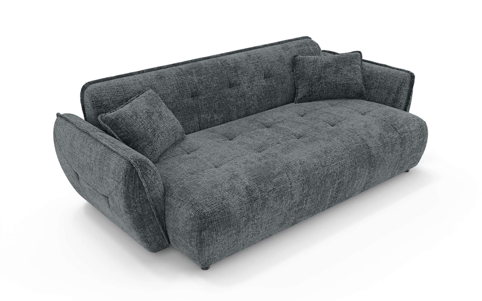 Home affaire Big-Sofa MIRELDA Design-Sofa mit Steppungen, hoher Sitzkomfort, Breite 251 cm, Sitztiefe 82,5 cm, elegant und bequem, Zierkissen, belastbar bis 480kg
