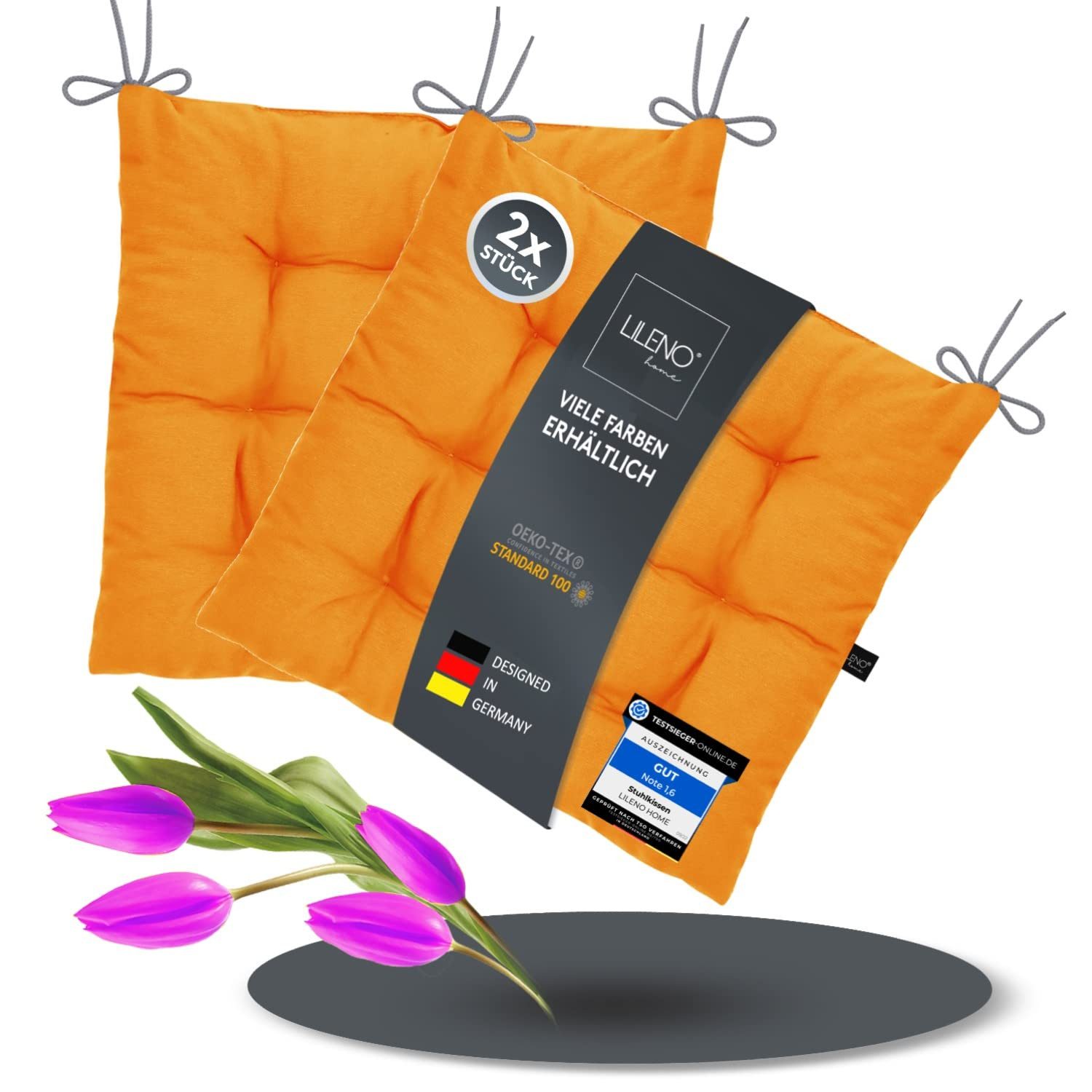 LILENO HOME Stuhlkissen Sitzkissen für Gartenstuhl, günstig online kaufen