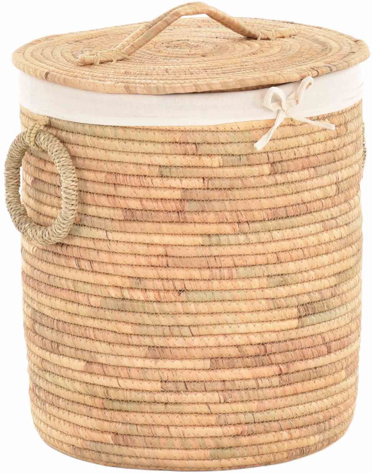Krines Home Wäschekorb Seegras Wäschekorb Wäschetonne günstig online kaufen