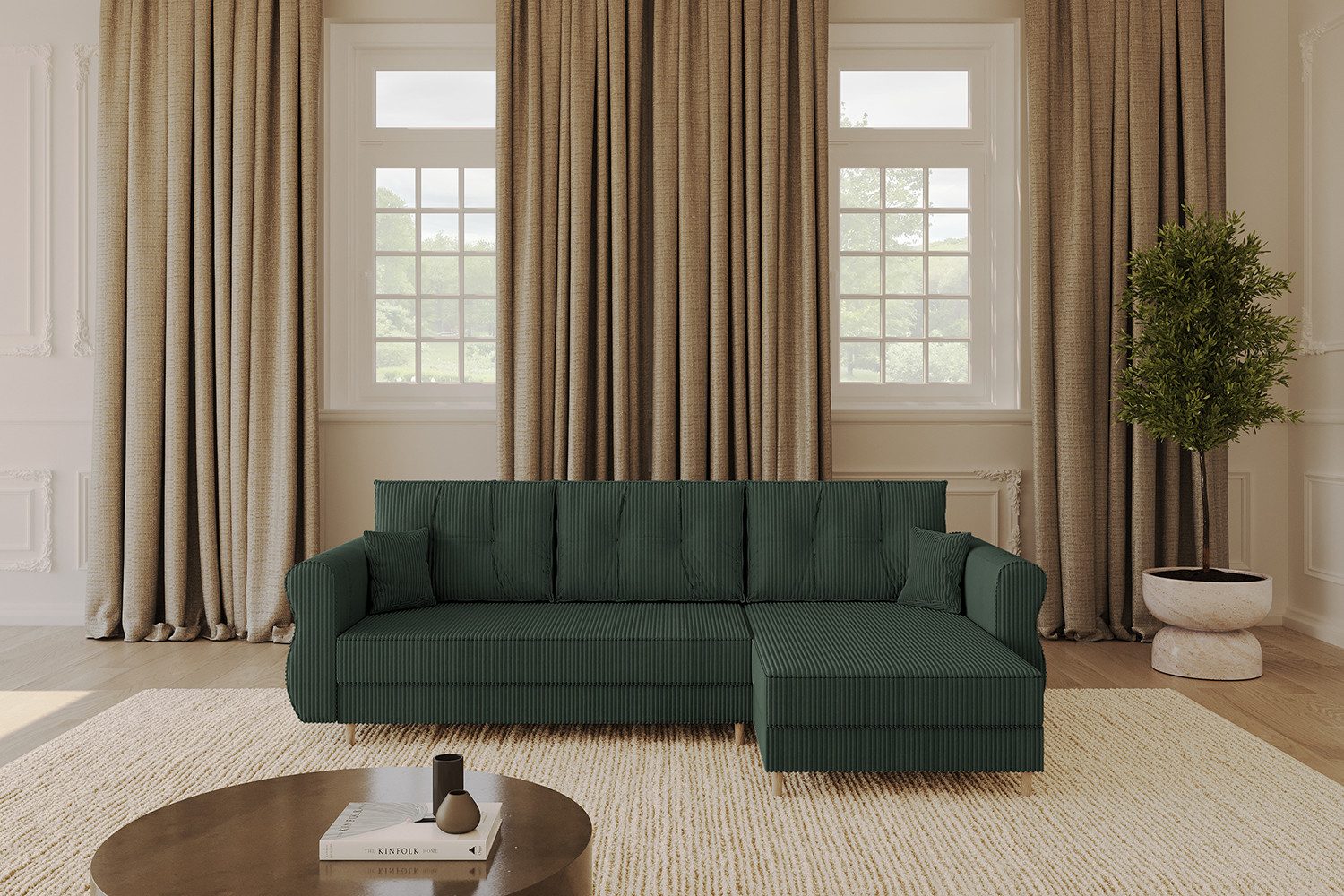 ALTDECOR Ecksofa APOL-L, Couch mit Schlaffunktion, günstig online kaufen