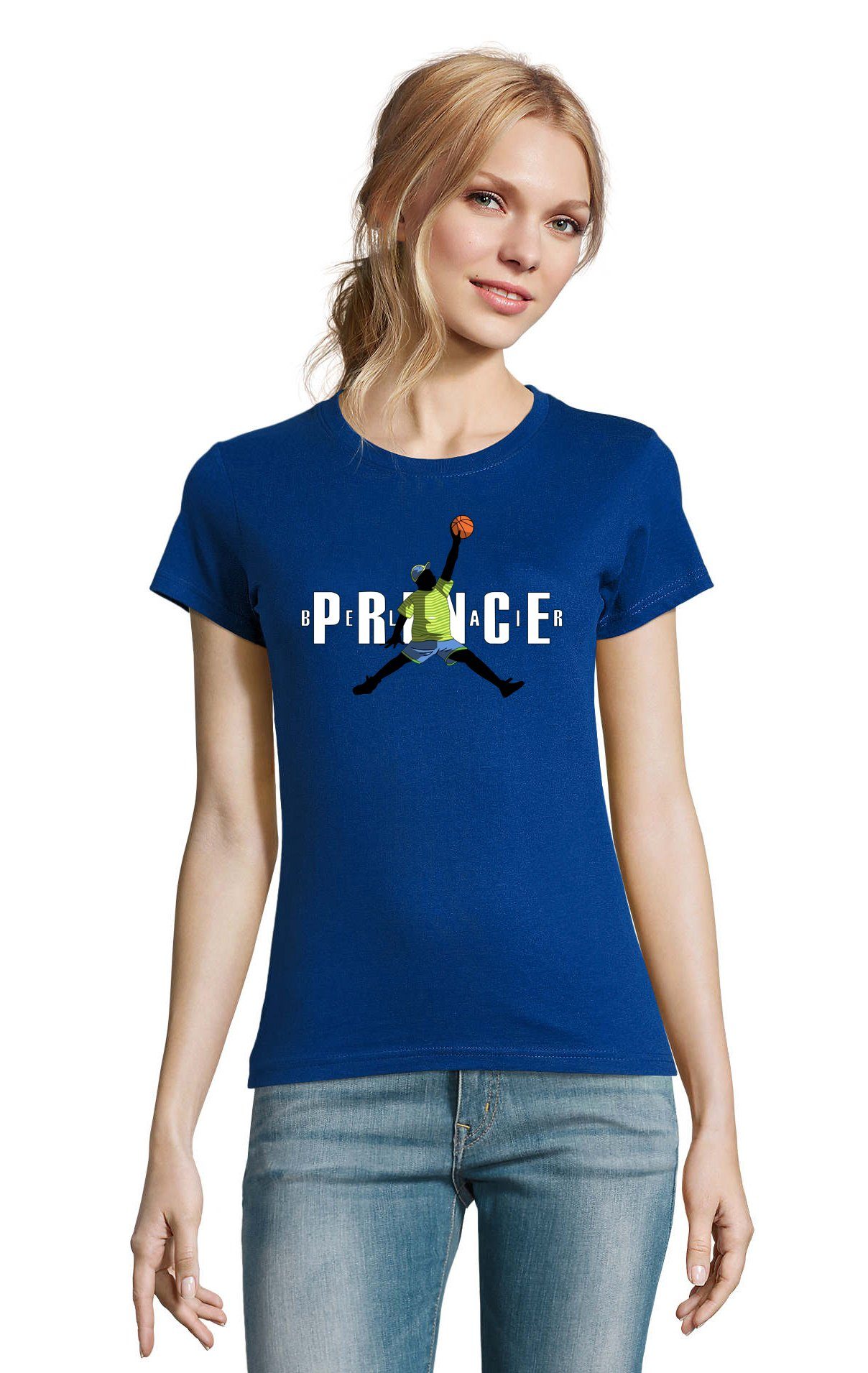 Basketball Air & Brownie Blau Fresh Bel Prince Blondie Damen T-Shirt