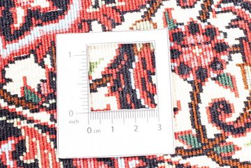 Orientteppich Perser - Bidjar rund - 150 x 150 cm - dunkelrot, morgenland, rund, Höhe: 15 mm, Wohnzimmer, Handgeknüpft, Einzelstück mit Zertifikat
