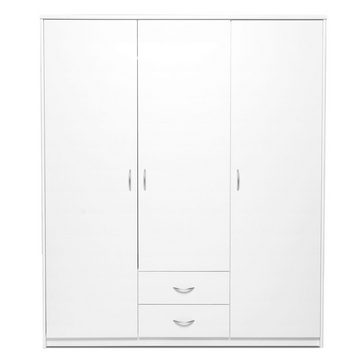 expendio Kleiderschrank Koblenz 60 weiß 160x188x54cm Schlafzimmerschrank