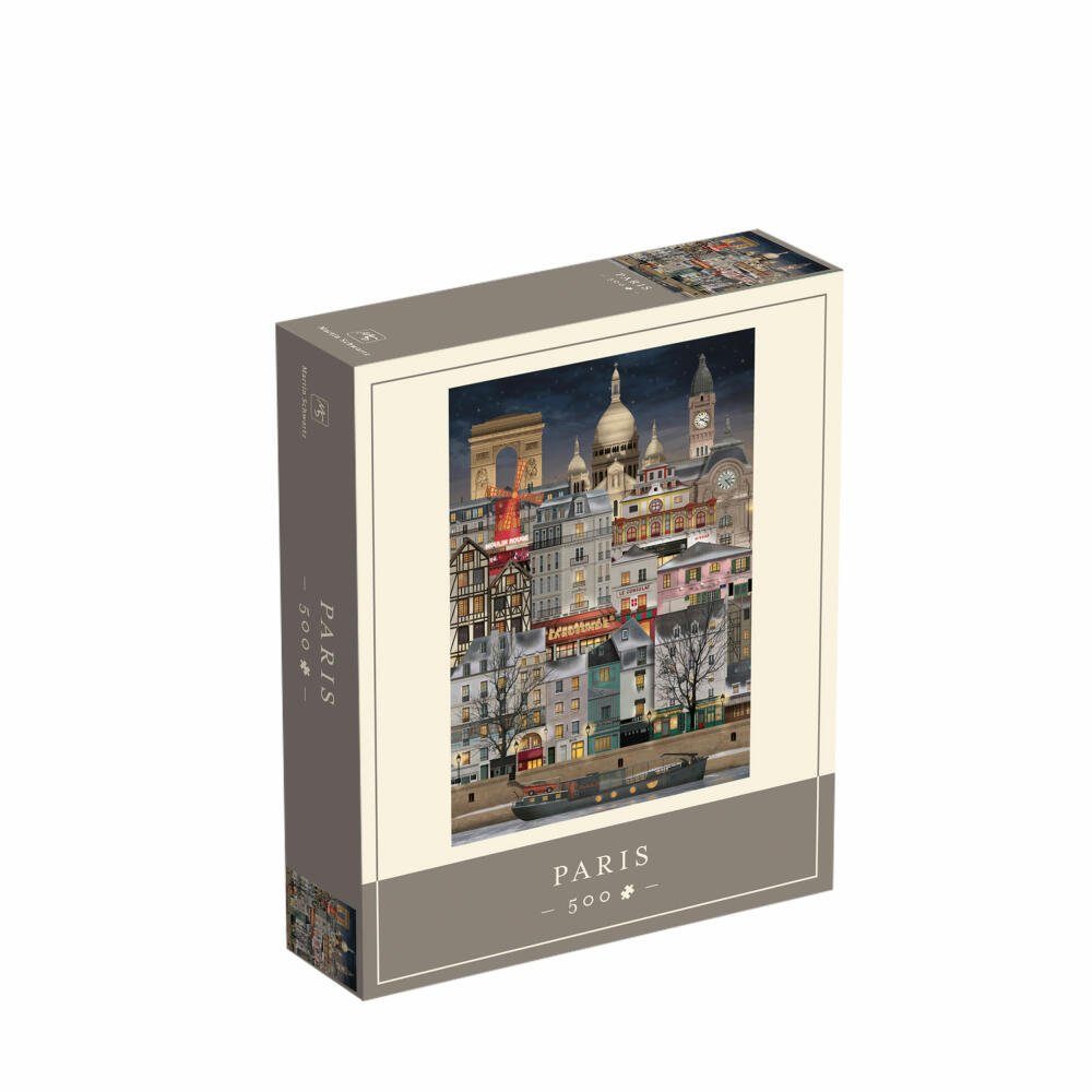 Martin Schwartz Puzzle Paris Christmas 33 x 47 cm, 500 Puzzleteile günstig online kaufen