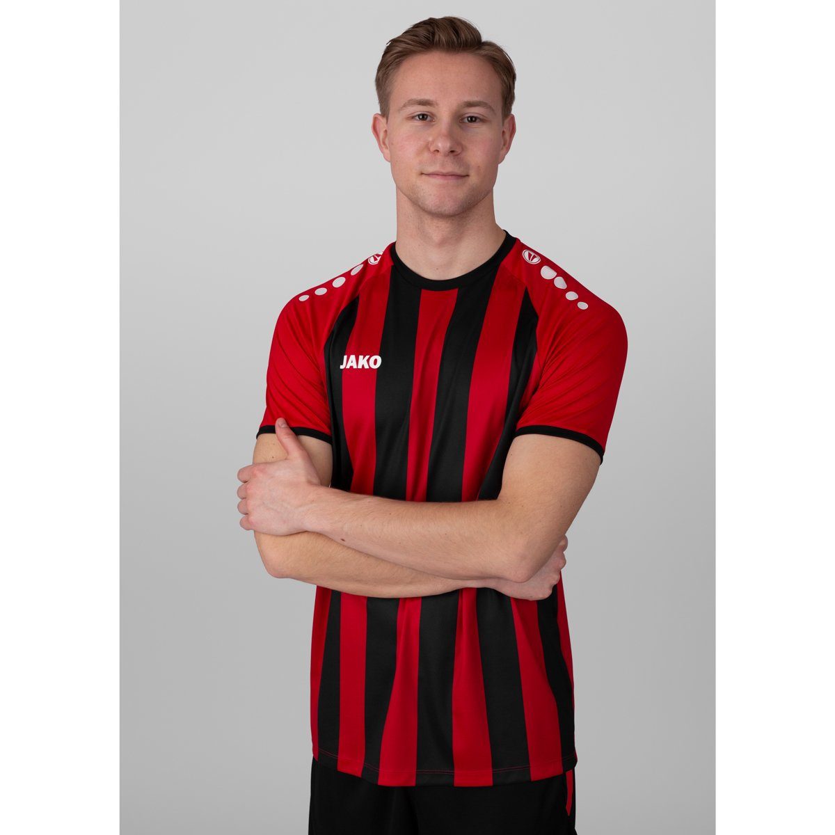 Fußballtrikot Inter KA Trikot sportrot/schwarz Jako