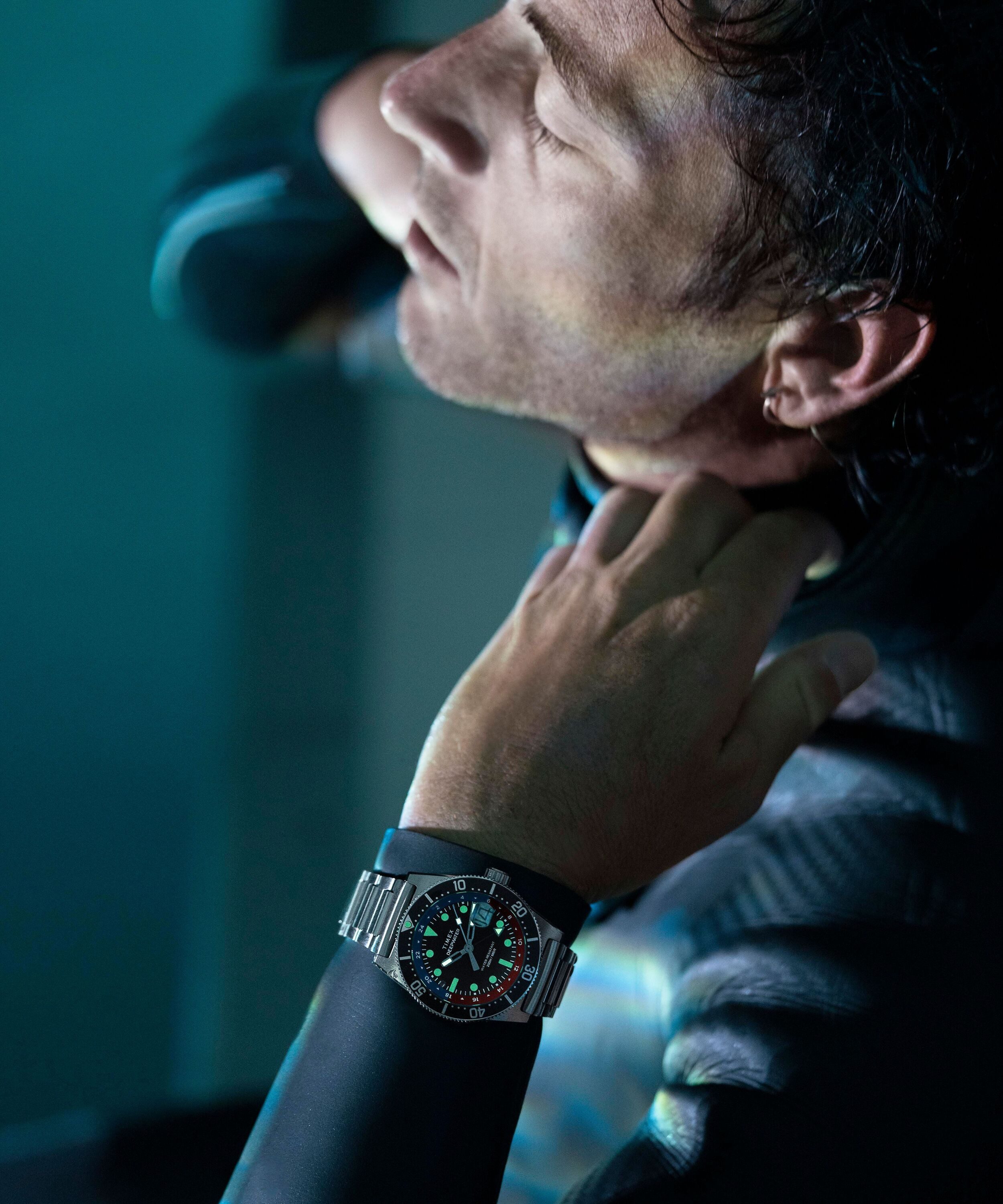 Timex Quarzuhr Deepwater Reef 200 GMT, (1-tlg), Quarz-Analoguhr