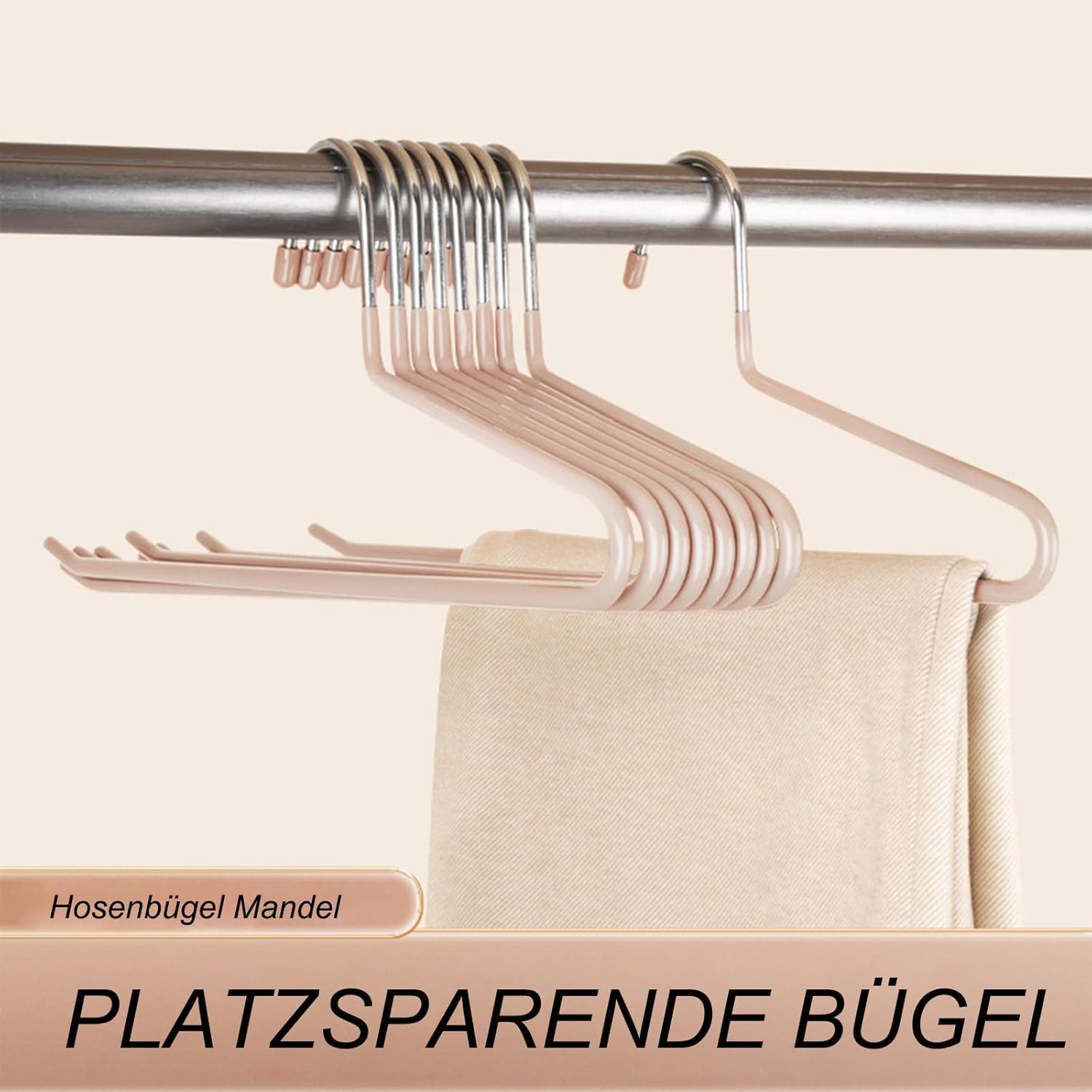 Auledio Kleiderbügel Hosenbügel, 5er-Pack hosenkleiderbügel platzsparend günstig online kaufen