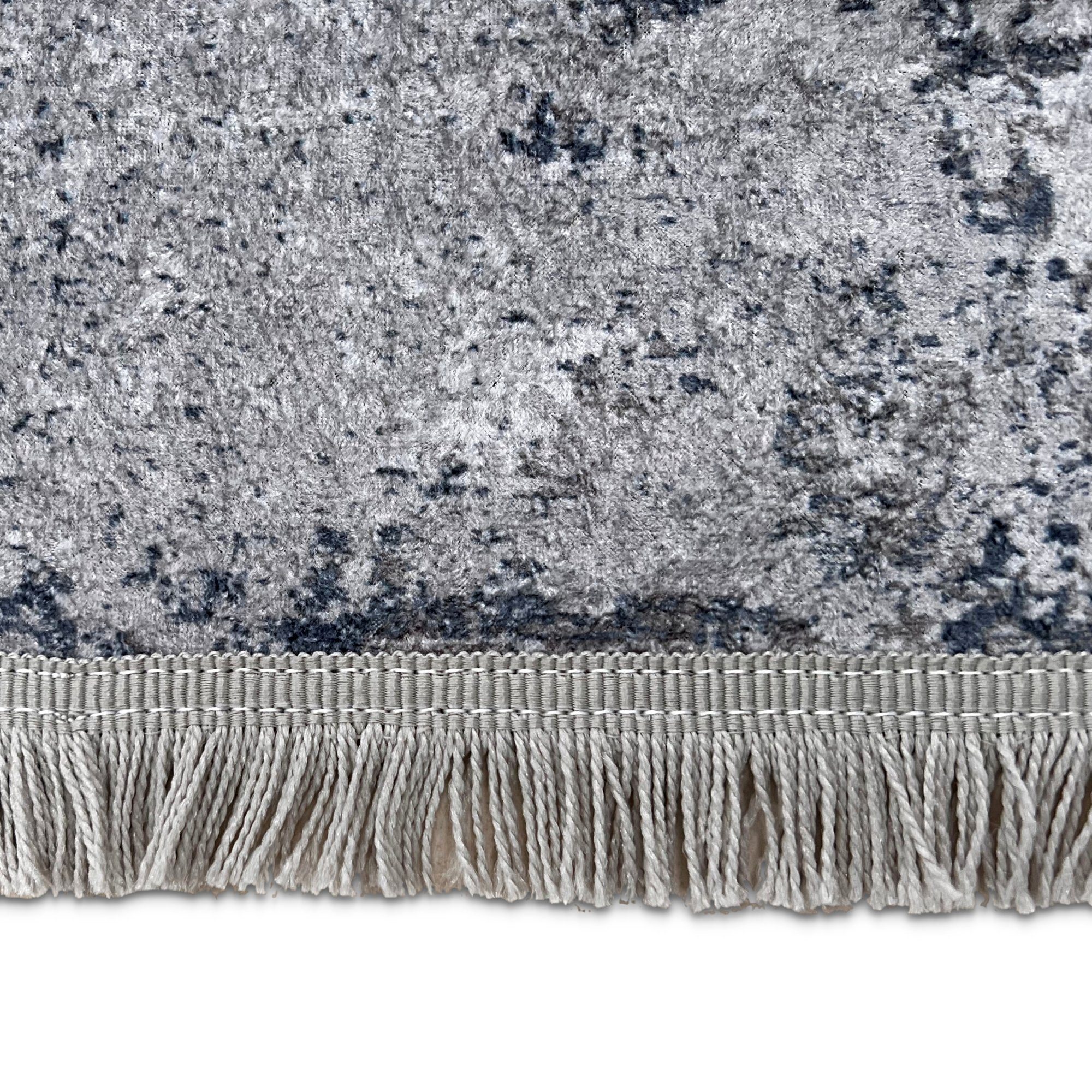 Teppich Limyra, Mozato, rechteckig, Höhe: 3 Waschbare Rückseite, mm, Waschmaschine Antirutschmaterial der geeignet auf Blue Teppich