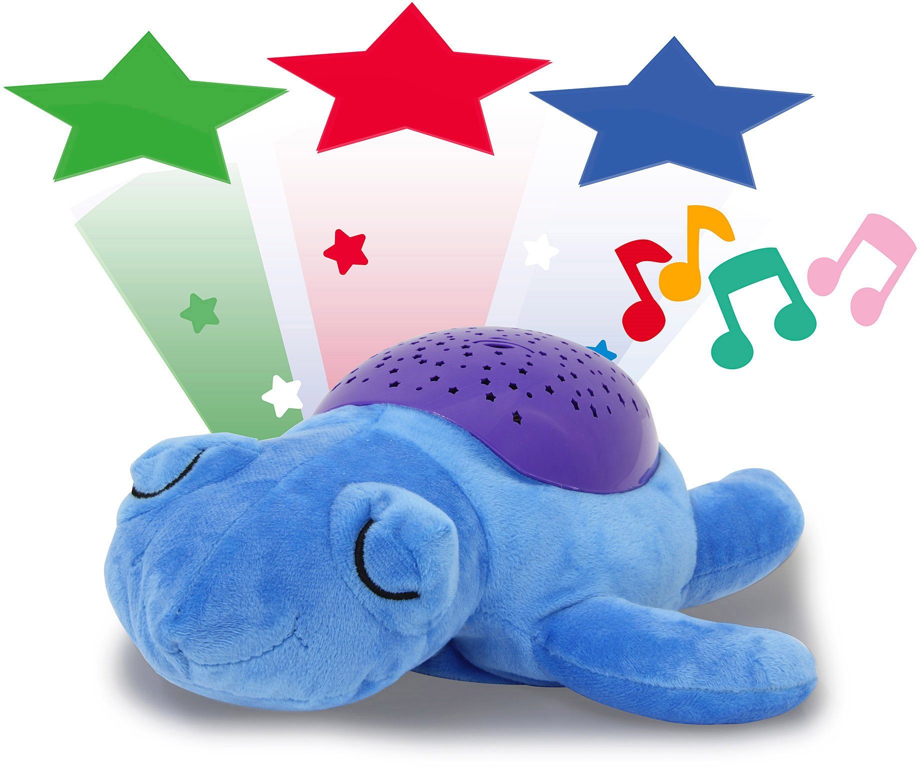 Jamara Kuscheltier Sternenlicht Dreamy, Schildkröte, mit Licht und Sound