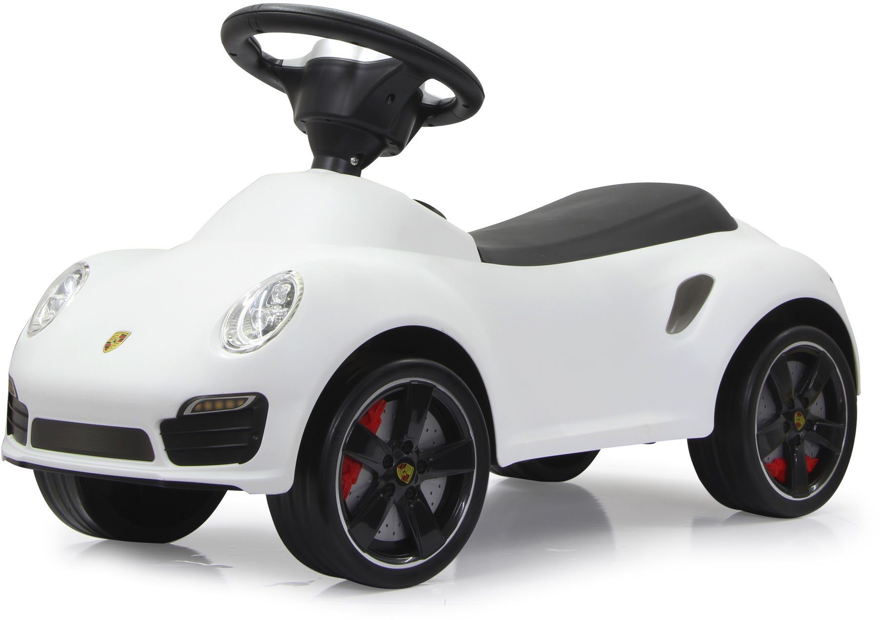Jamara Rutscherauto Porsche 911, weiß, mit Flüsterreifen; offiziell lizenziert