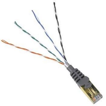 Hama Netzwerkkabel 5m vergoldet CAT 5e Patchkabel STP geschirmt LAN-Kabel, RJ-45 (Ethernet), (500 cm), z.B. für Laptop, PC, Apple TV
