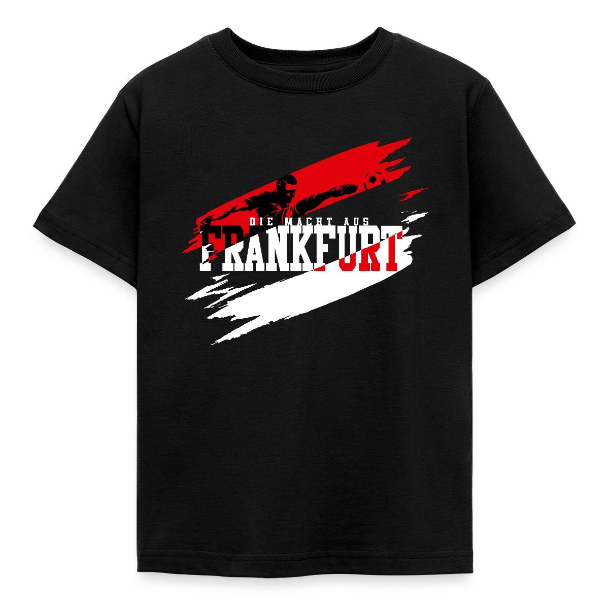 Spreadshirt T-Shirt Die Macht Aus Frankfurt Fußball Fan Kinder T-Shirt (1-tlg)