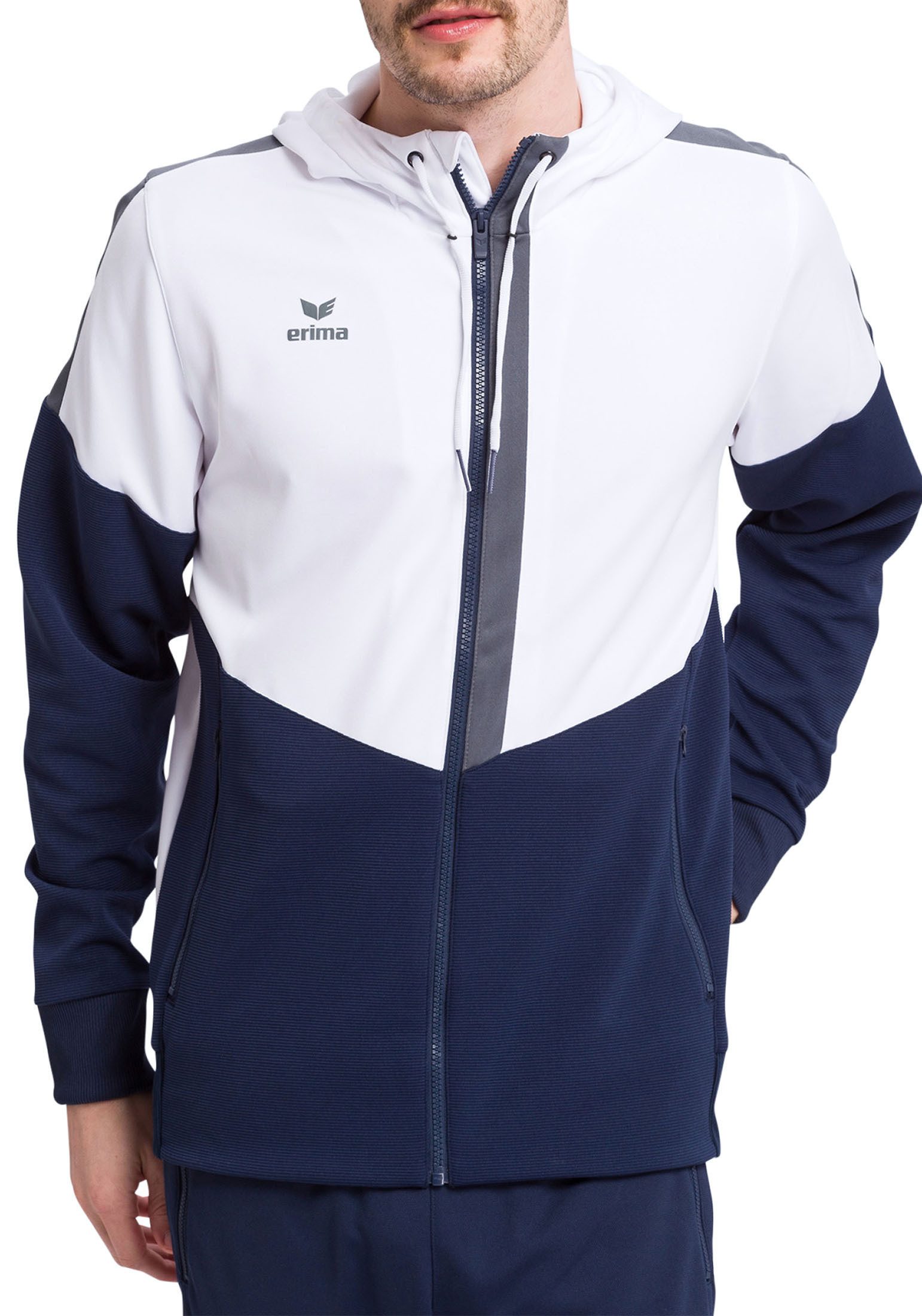 Erima Trainingsjacke Herren Squad Trainingsjacke mit Kapuze