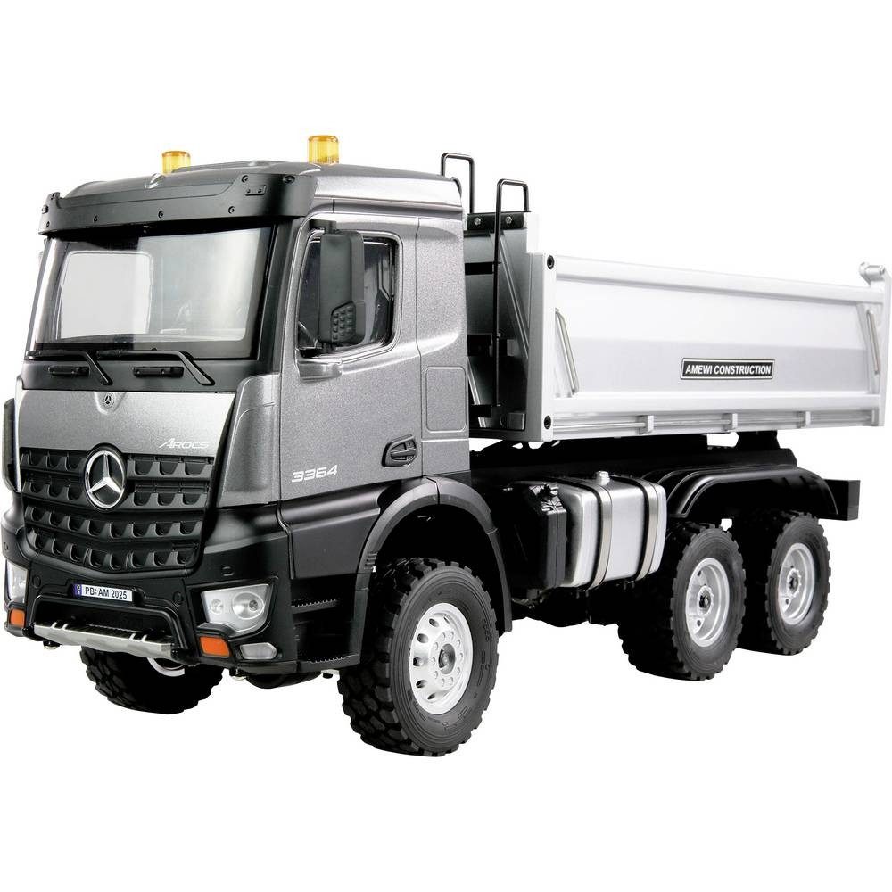 Amewi RC-LKW Mercedes-Benz Arocs Kipper 6x6 1:14 RTR - Nutzfahrzeug - anthrazit