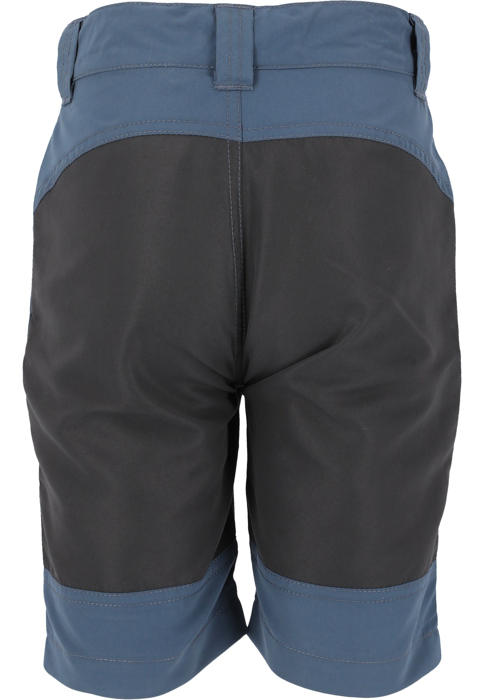 aus robustem ZIGZAG Atlantic Material Shorts blau-schwarz