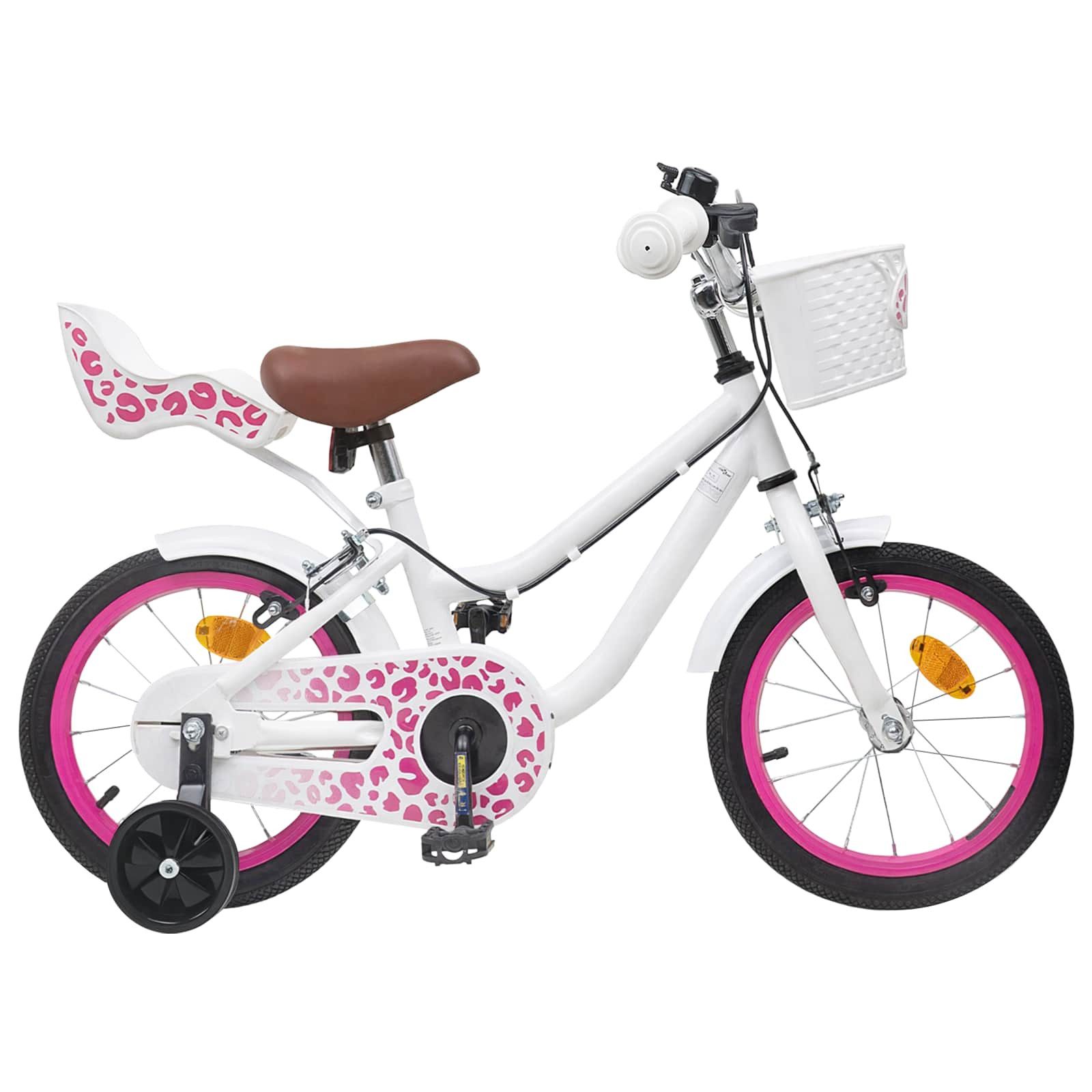 vidaXL Kinderfahrrad 90 x 49 x 67,5 cm Kinderfahrrad Mit Stützrädern 12 Zoll für 2-4 Jahre