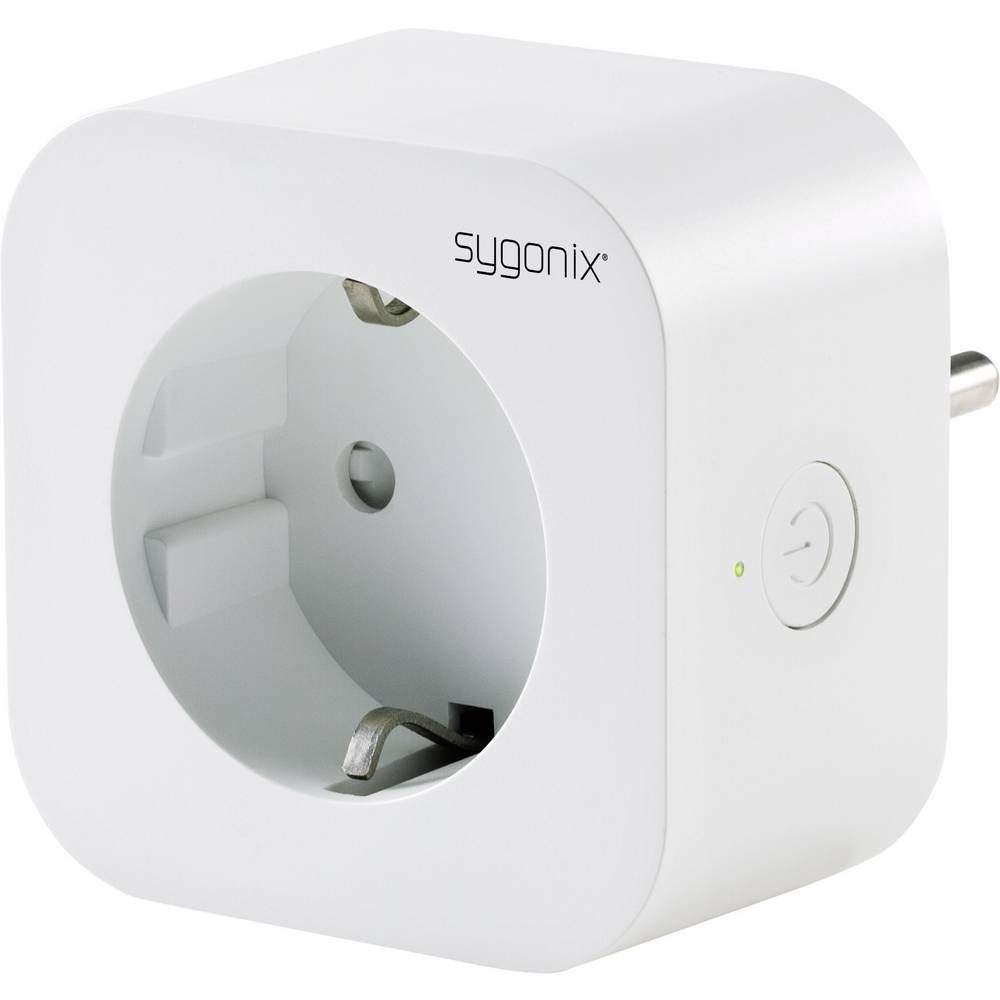 Sygonix Funksteckdose Wi-Fi Smart-Home-Steckdose mit Stromzählerfunktion SY-4276902, mit Messfunktion