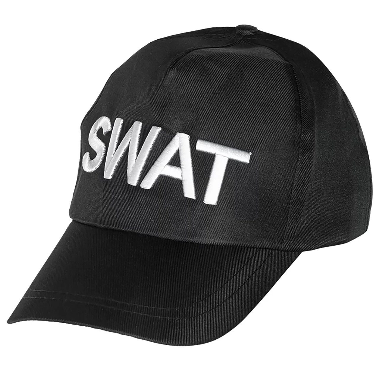 Metamorph Polizei-Kostüm SWAT Mütze, Basecap mit SWAT-Aufdruck für den coolen Cop